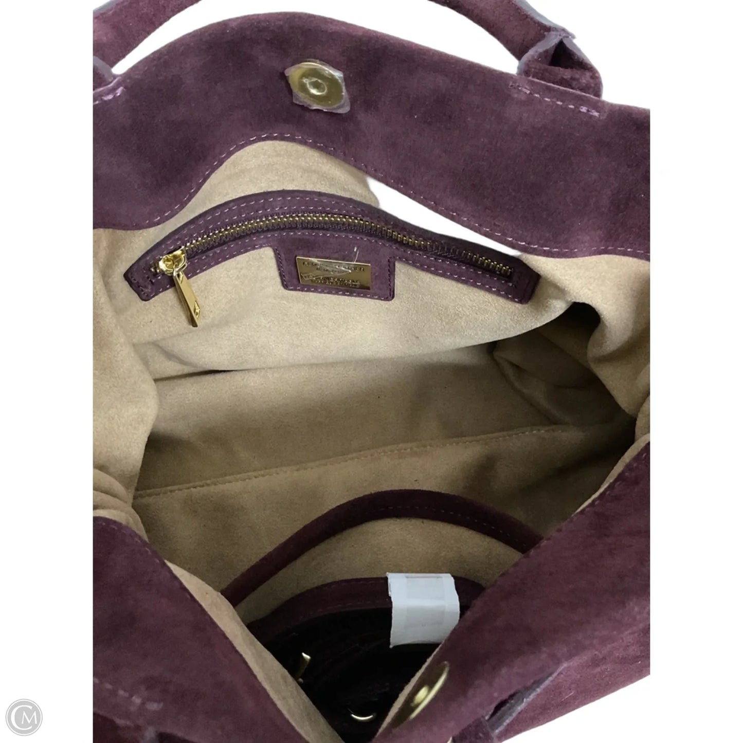 Handbag Leather By Clothes Mentor, Size: Large