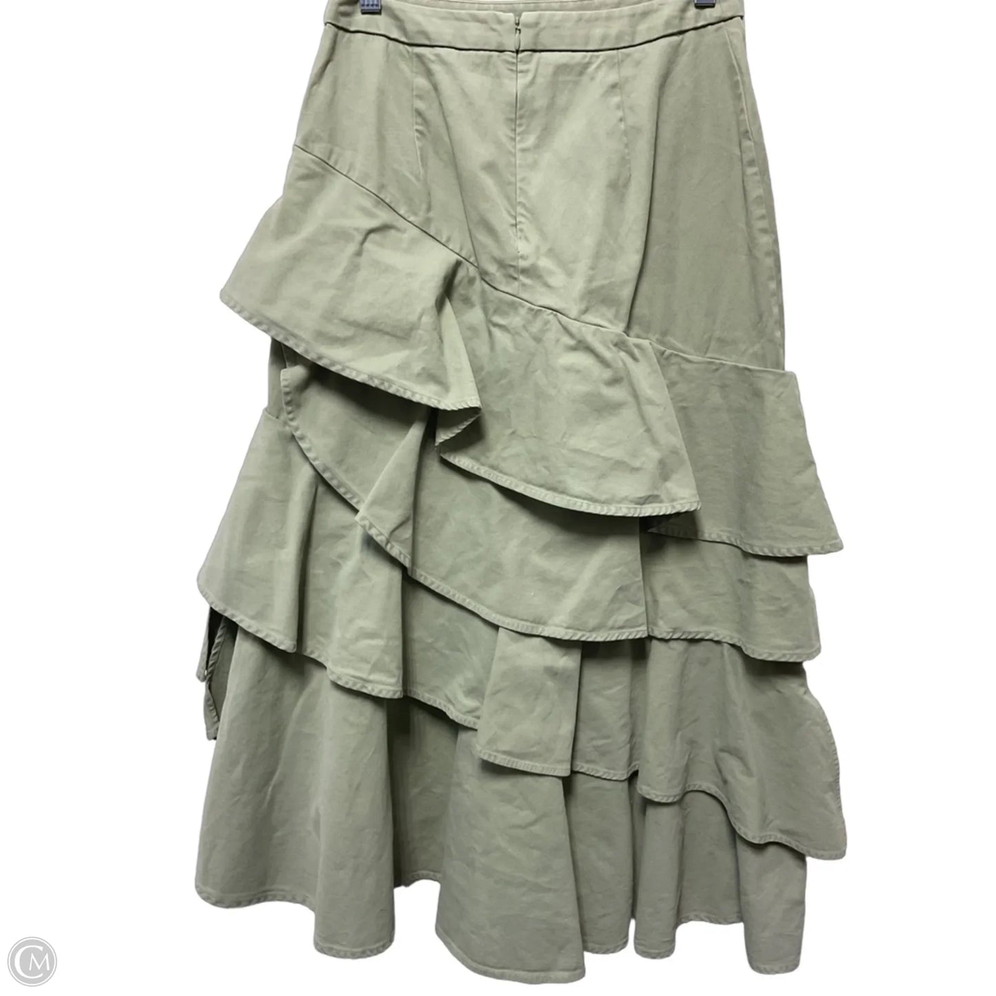 Skirt Midi By Banana Republic In Green, Size: 2