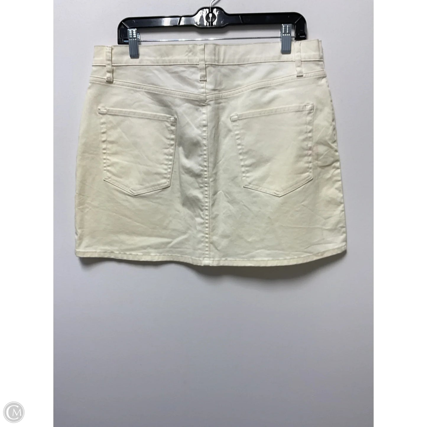 Skirt Mini & Short By Frame In Yellow Denim, Size: 10