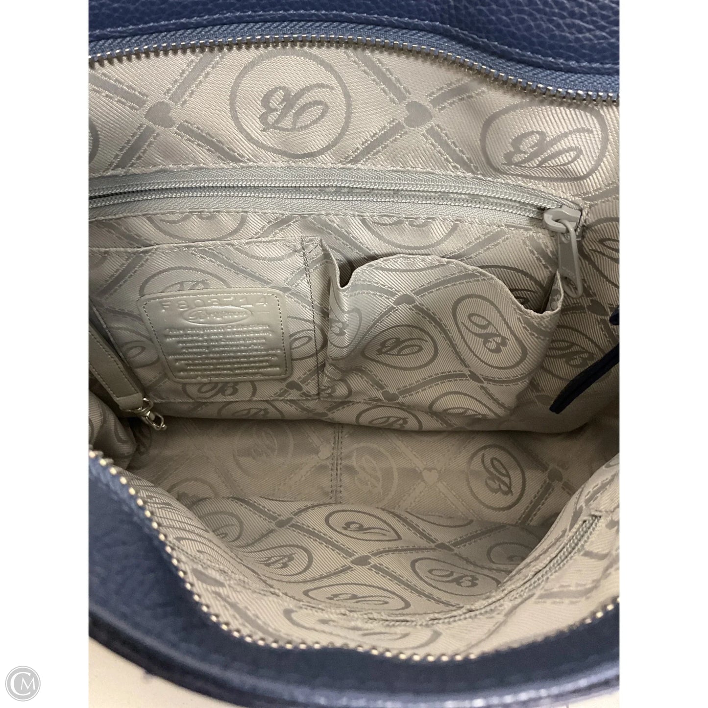 Handbag Leather By Brighton, Size: Large