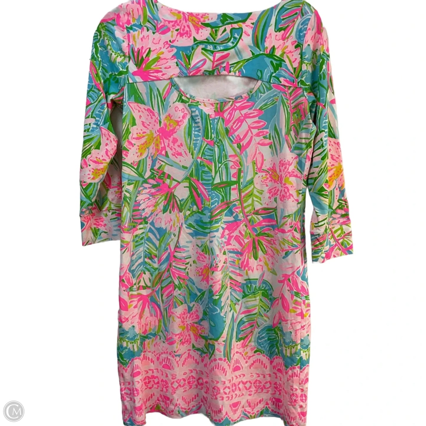 Dress Designer By Lilly Pulitzer In Blue & Pink, Size: S