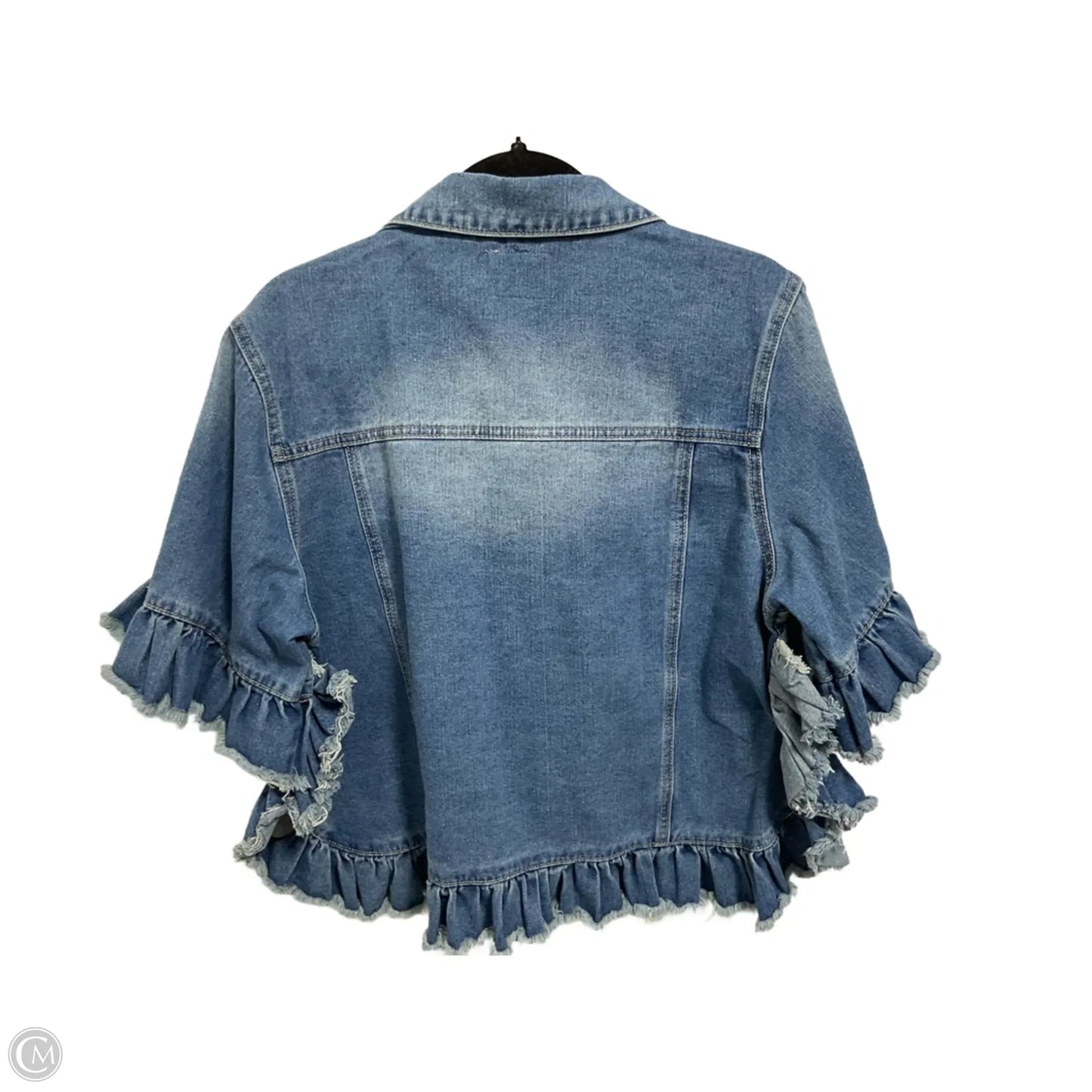 Jacket Denim By Hayden La In Blue Denim, Size: M
