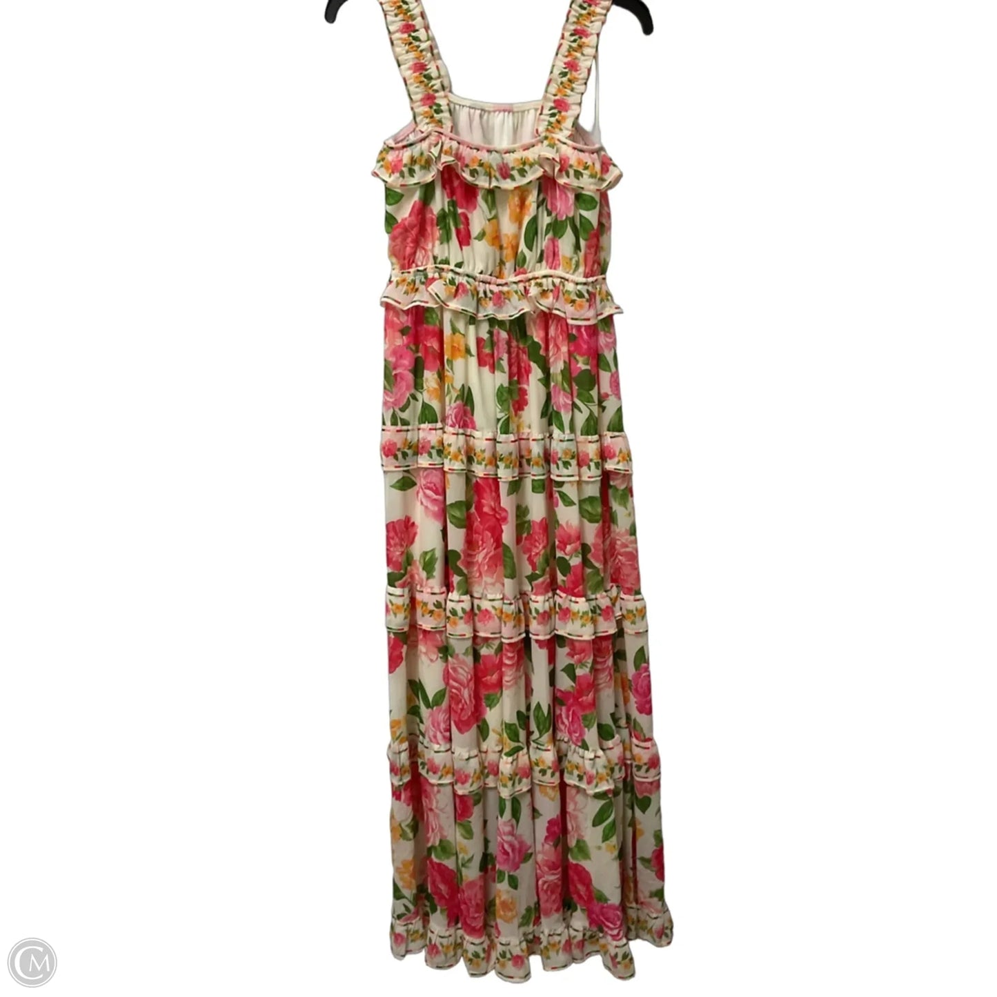Dress Party Long By Baltic Born In Green & Pink, Size: M