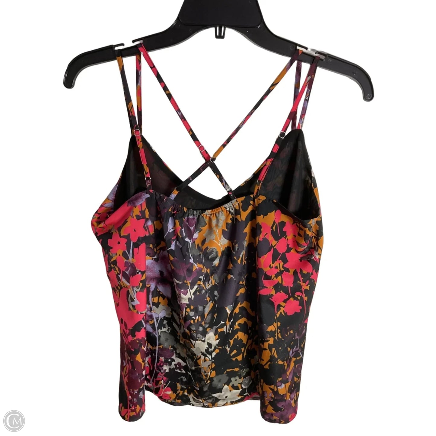 Top Sleeveless By Allison Joy In Black & Pink, Size: Xs