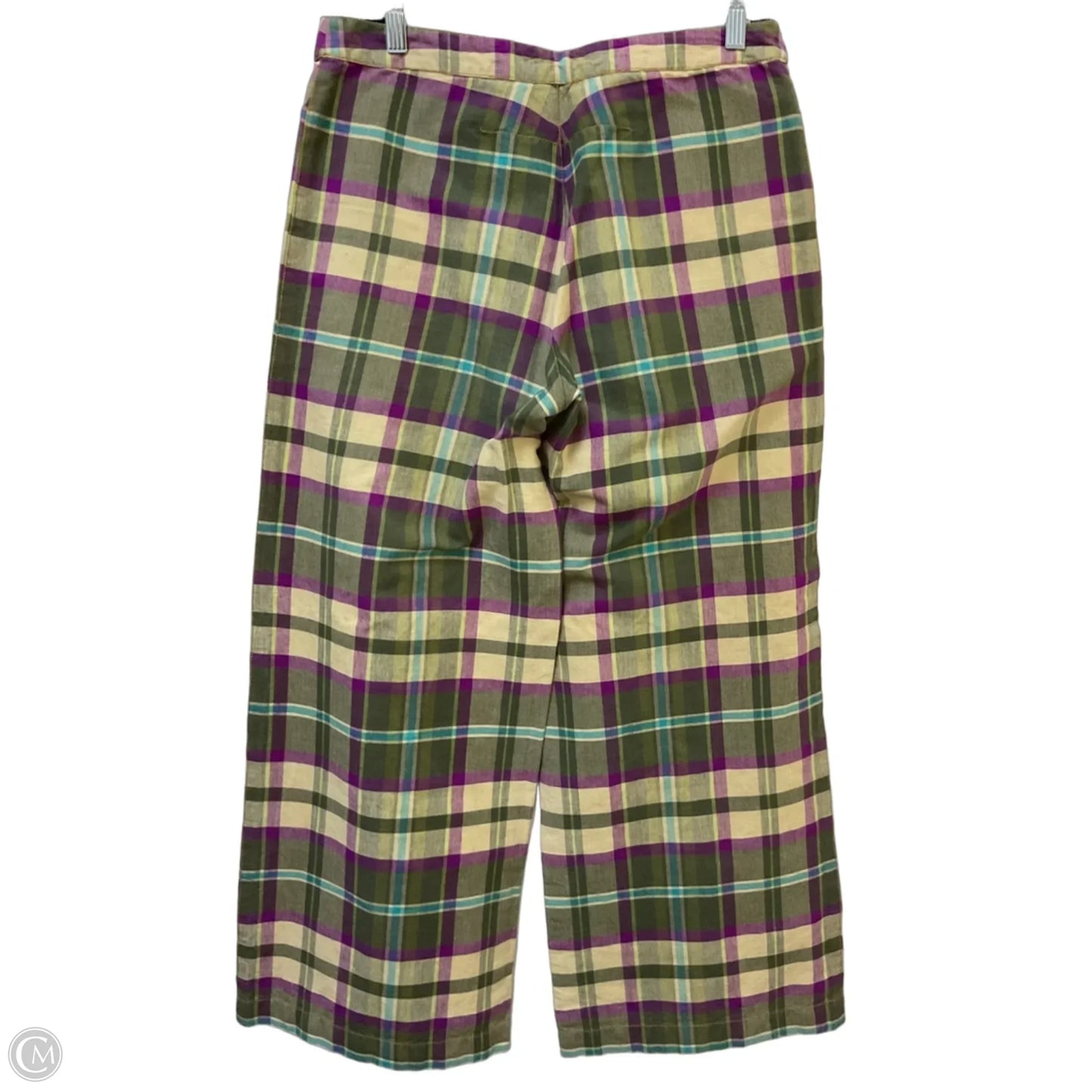 Pants Wide Leg By Oilily In Plaid Pattern, Size: 6