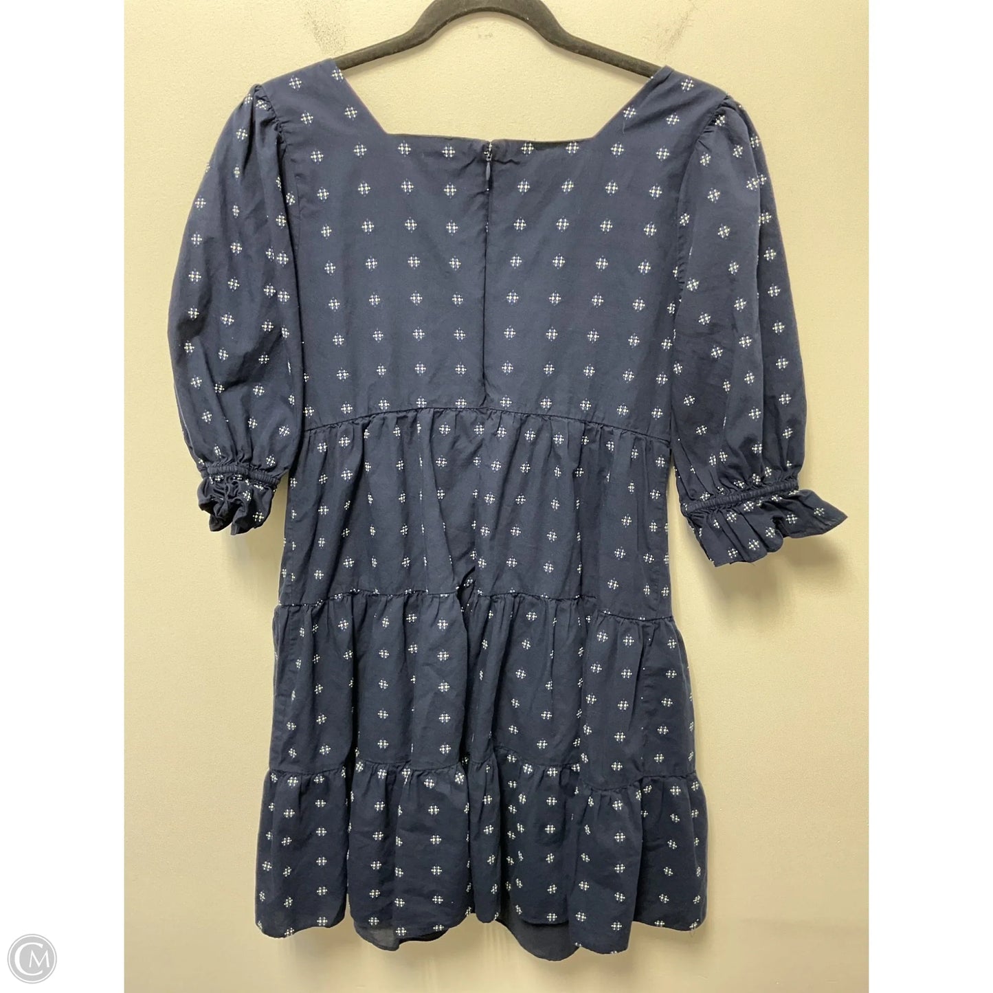Dress Casual Midi By Madewell In Navy, Size: M