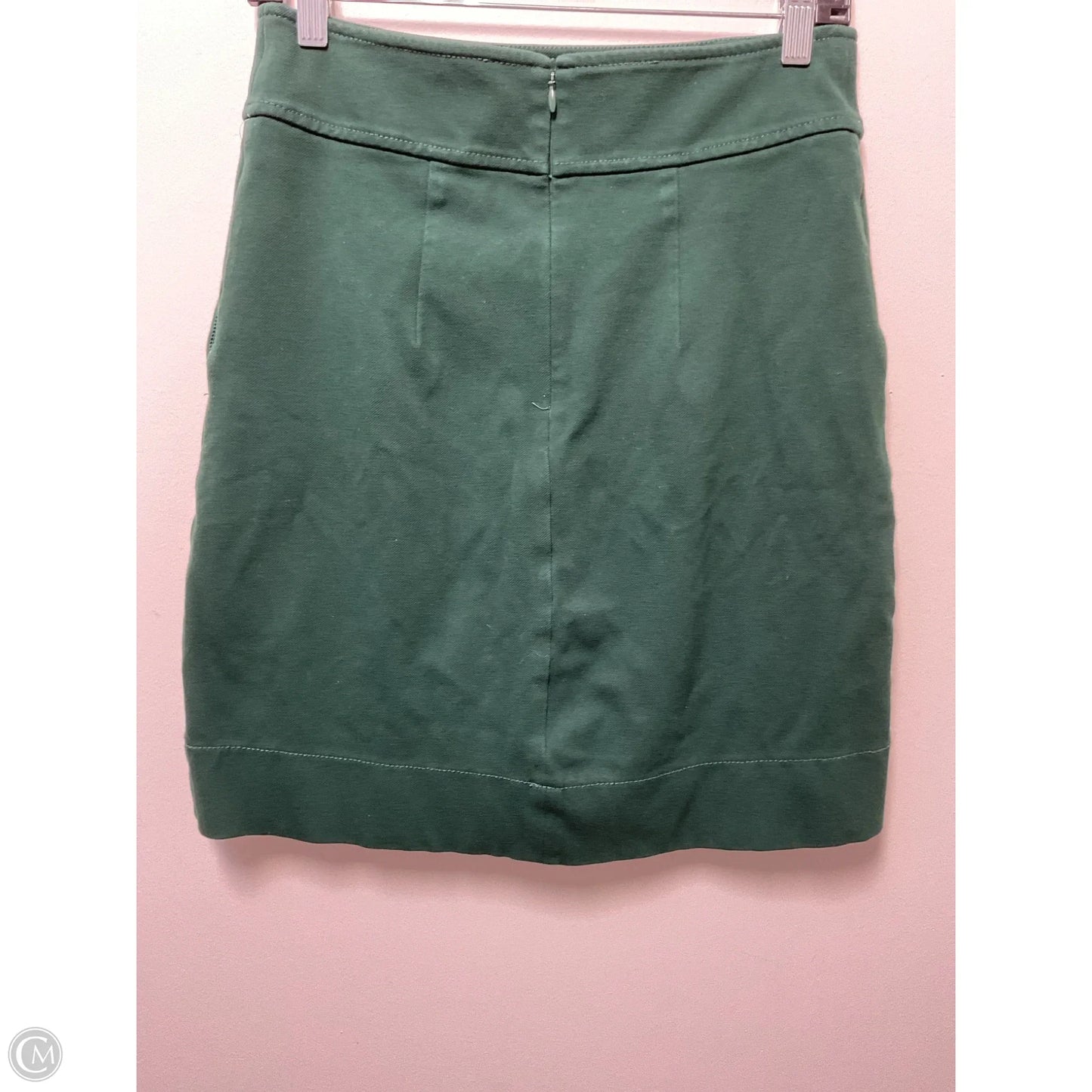 Skirt Mini & Short By Ann Taylor In Green, Size: S