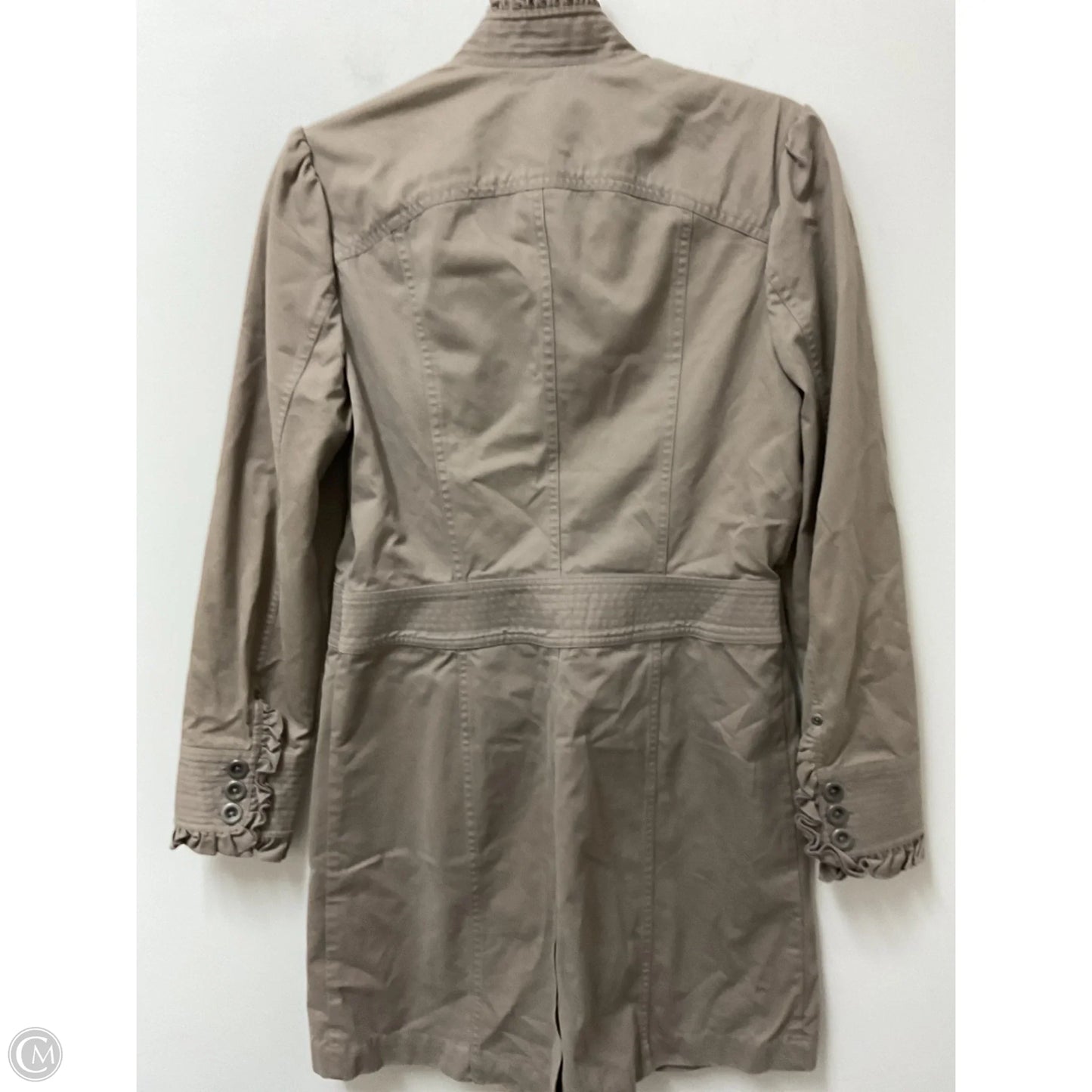 Jacket Utility By Eddie Bauer In Taupe, Size: Sp