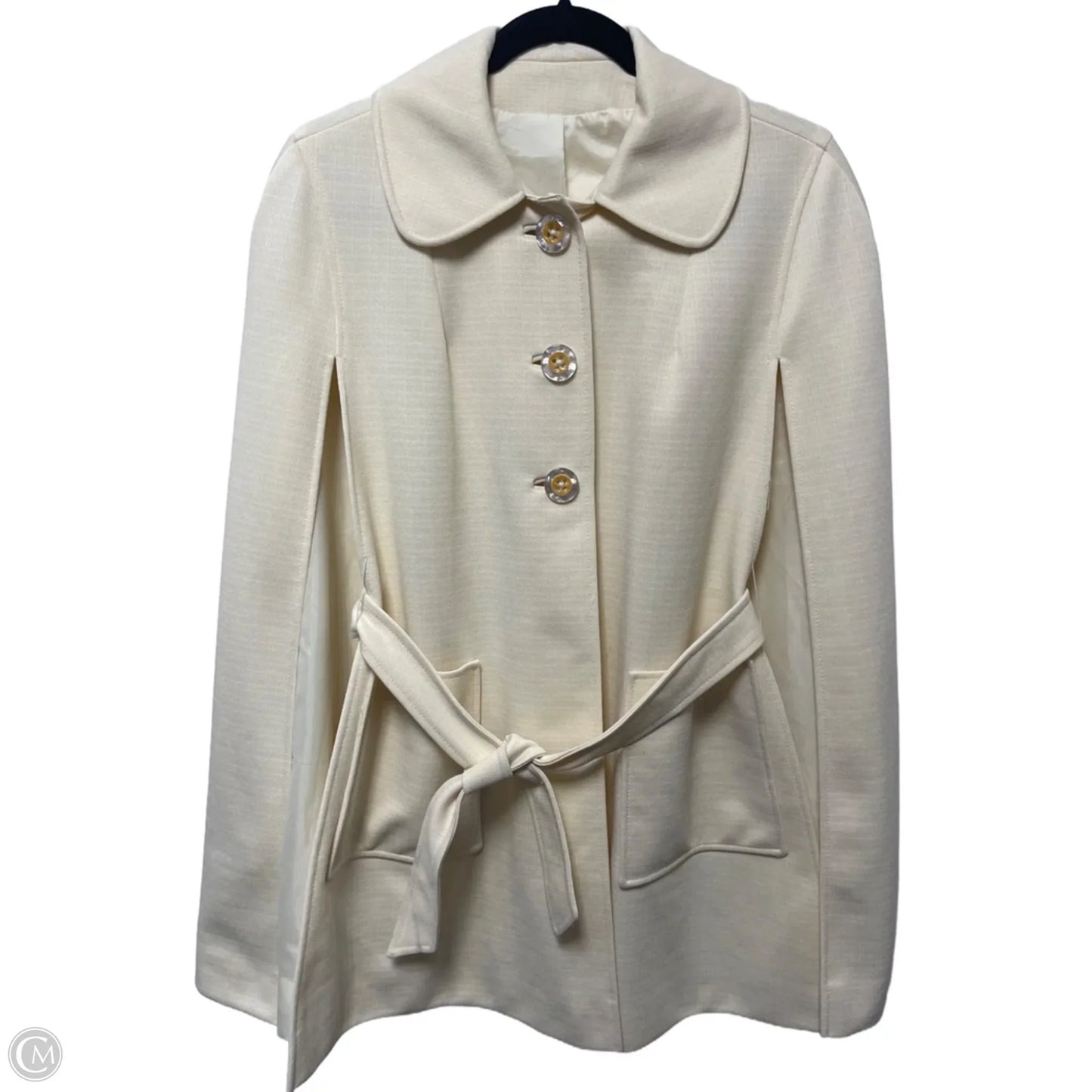 Coat Other By Clothes Mentor In Cream, Size: Osfm