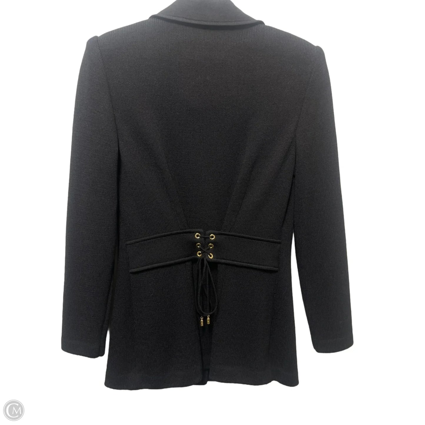 Blazer Luxury Designer By St John Collection In Black, Size: 4