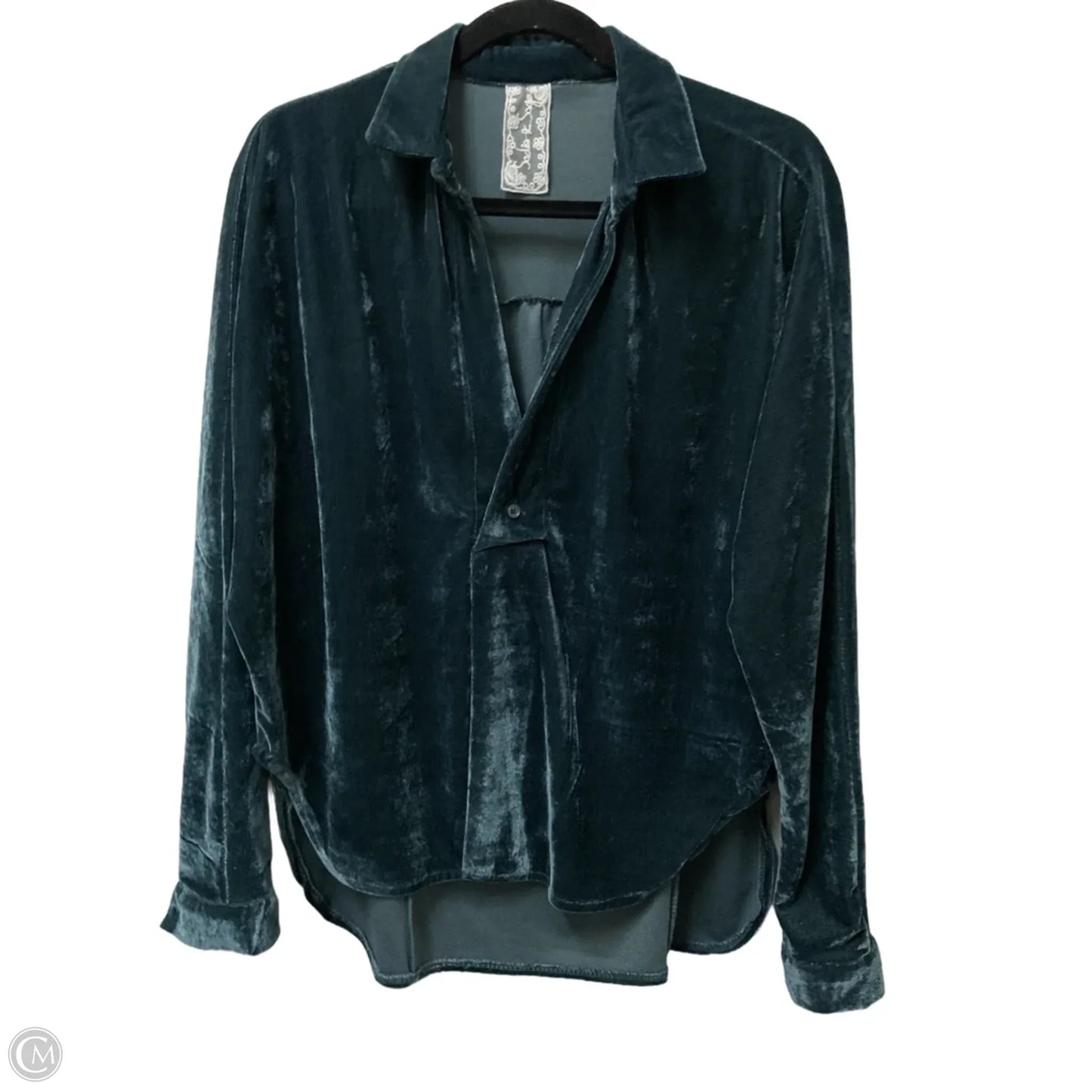 Top Long Sleeve By Sadie & Sage In Teal, Size: M