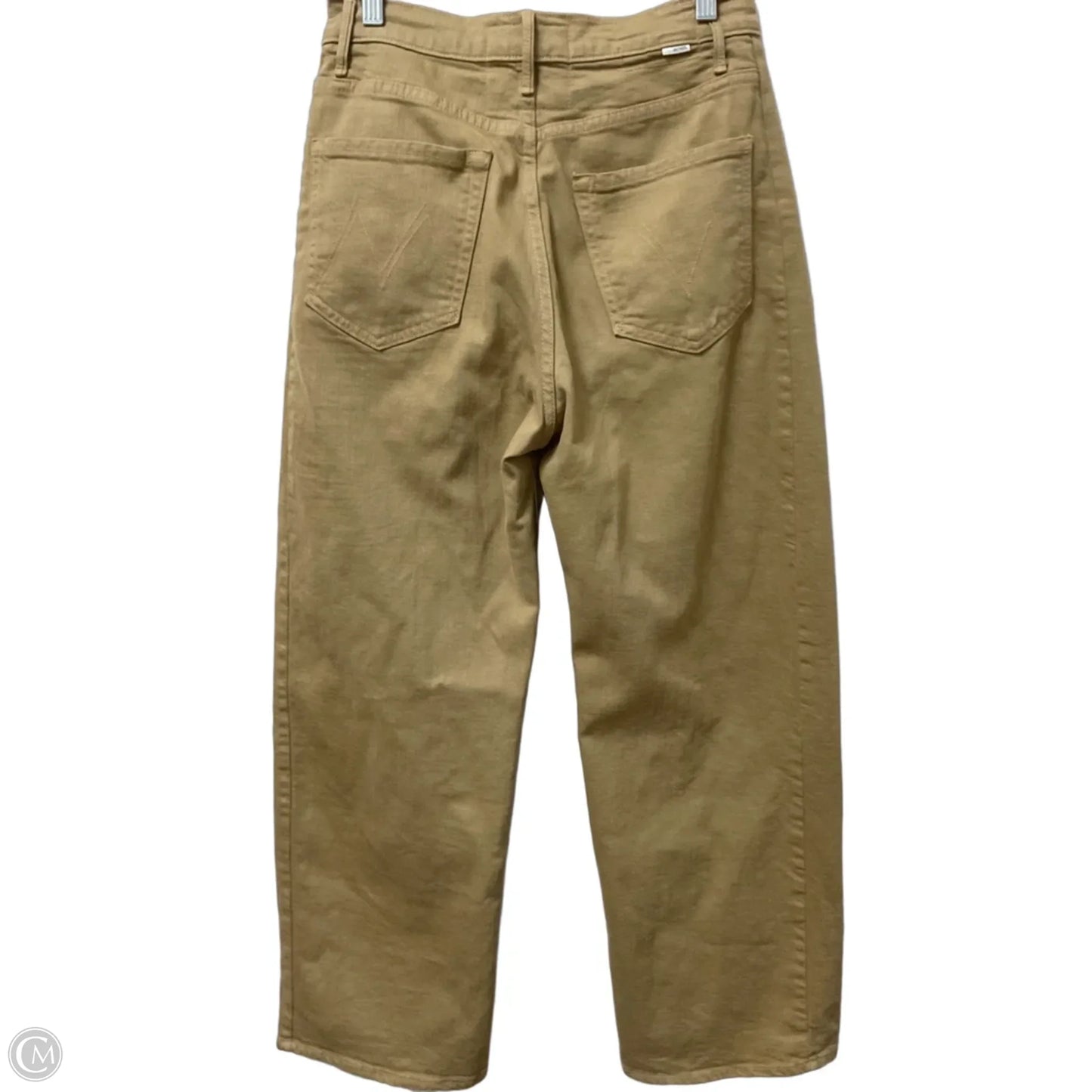 Jeans Wide Leg By Mother In Tan Denim, Size: 4