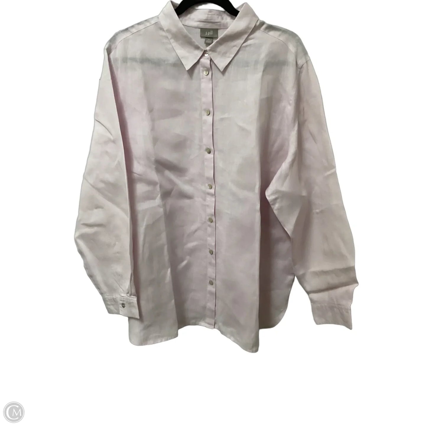 Top Long Sleeve By J. Jill In Pink, Size: Xl