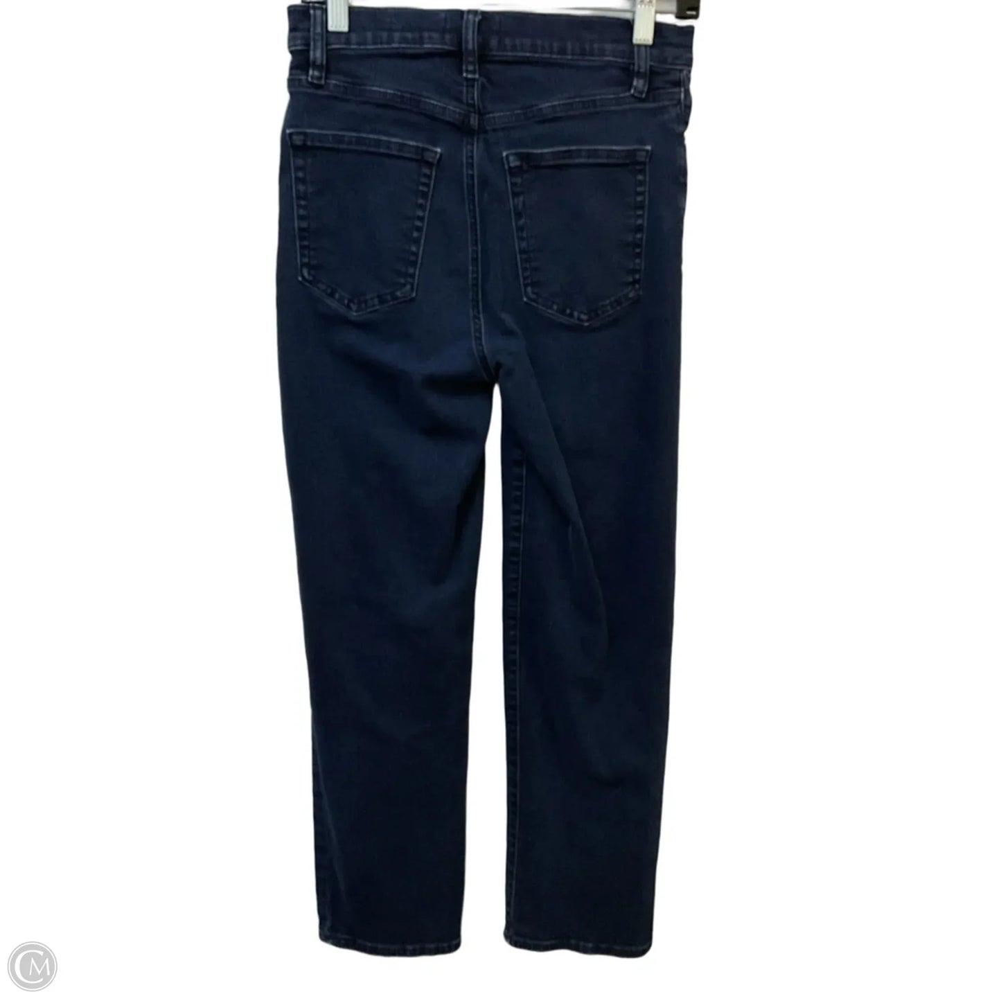 Jeans Straight By Frame In Blue Denim, Size: 4