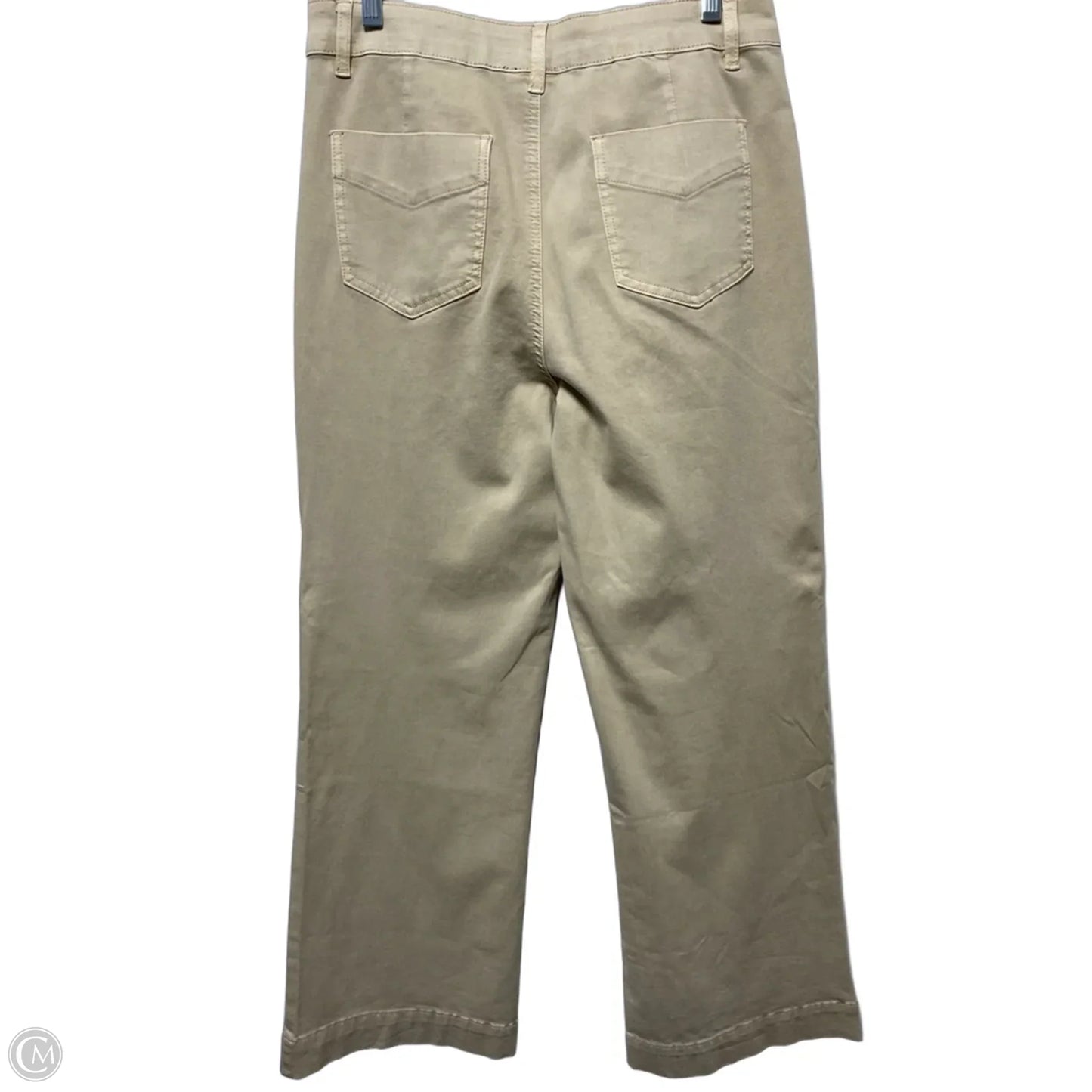 Jeans Wide Leg By Tribal In Tan Denim, Size: 10