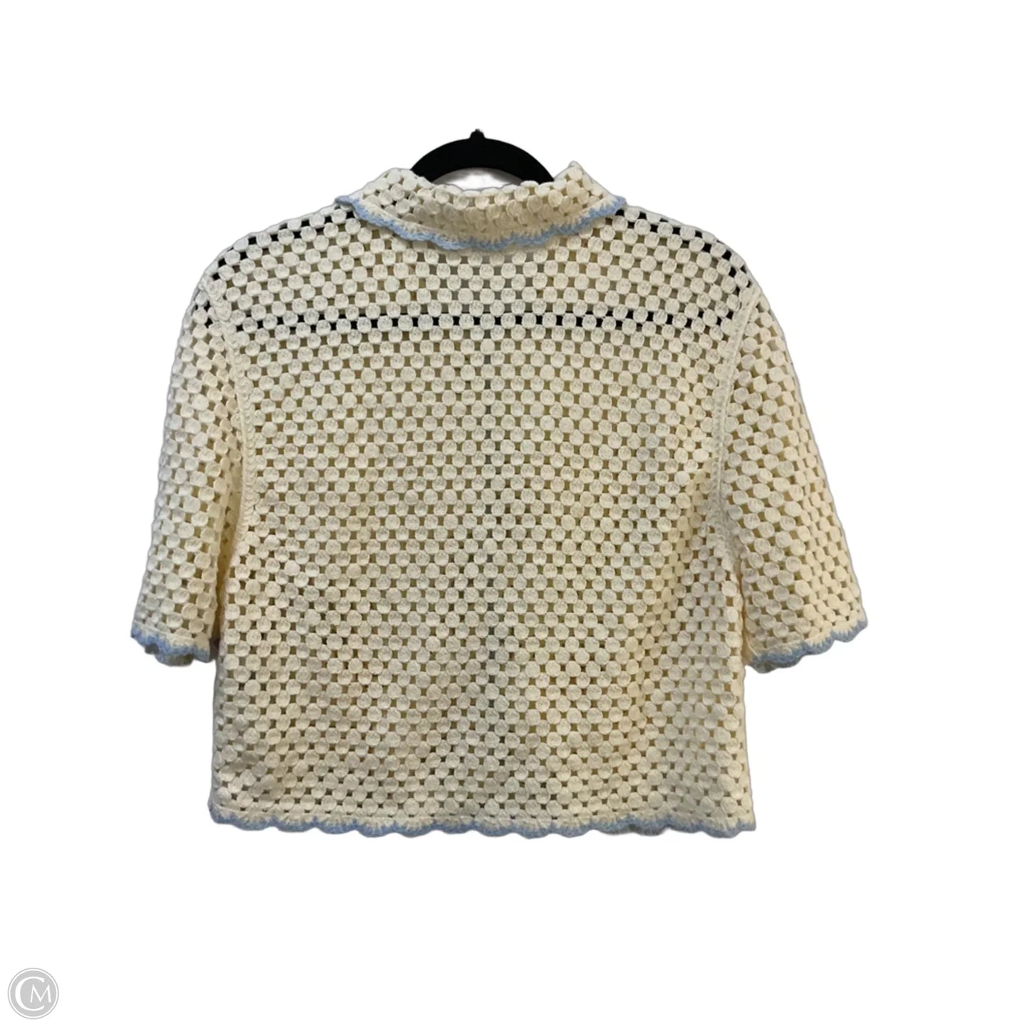 Sweater Cardigan By Avec Les Filles In Cream, Size: M
