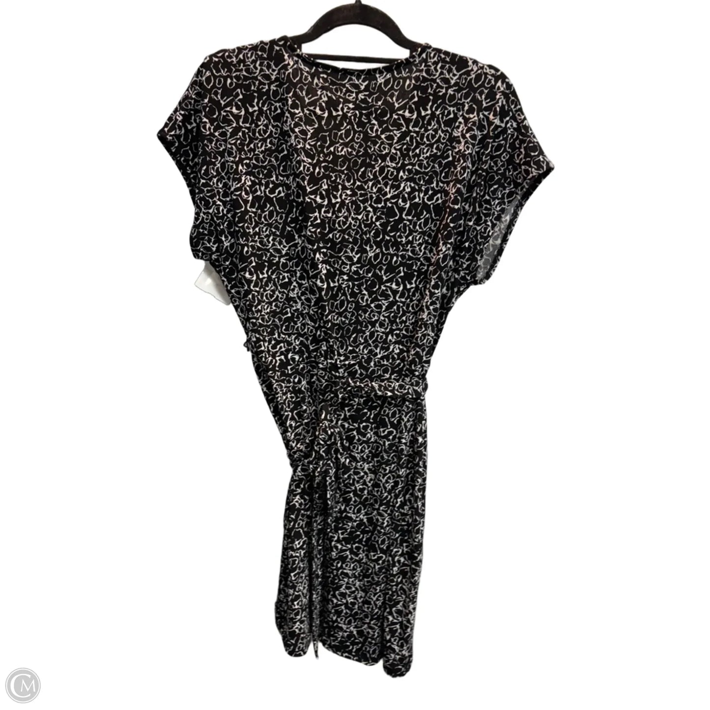Dress Casual Midi By Nine West In Black & White, Size: L