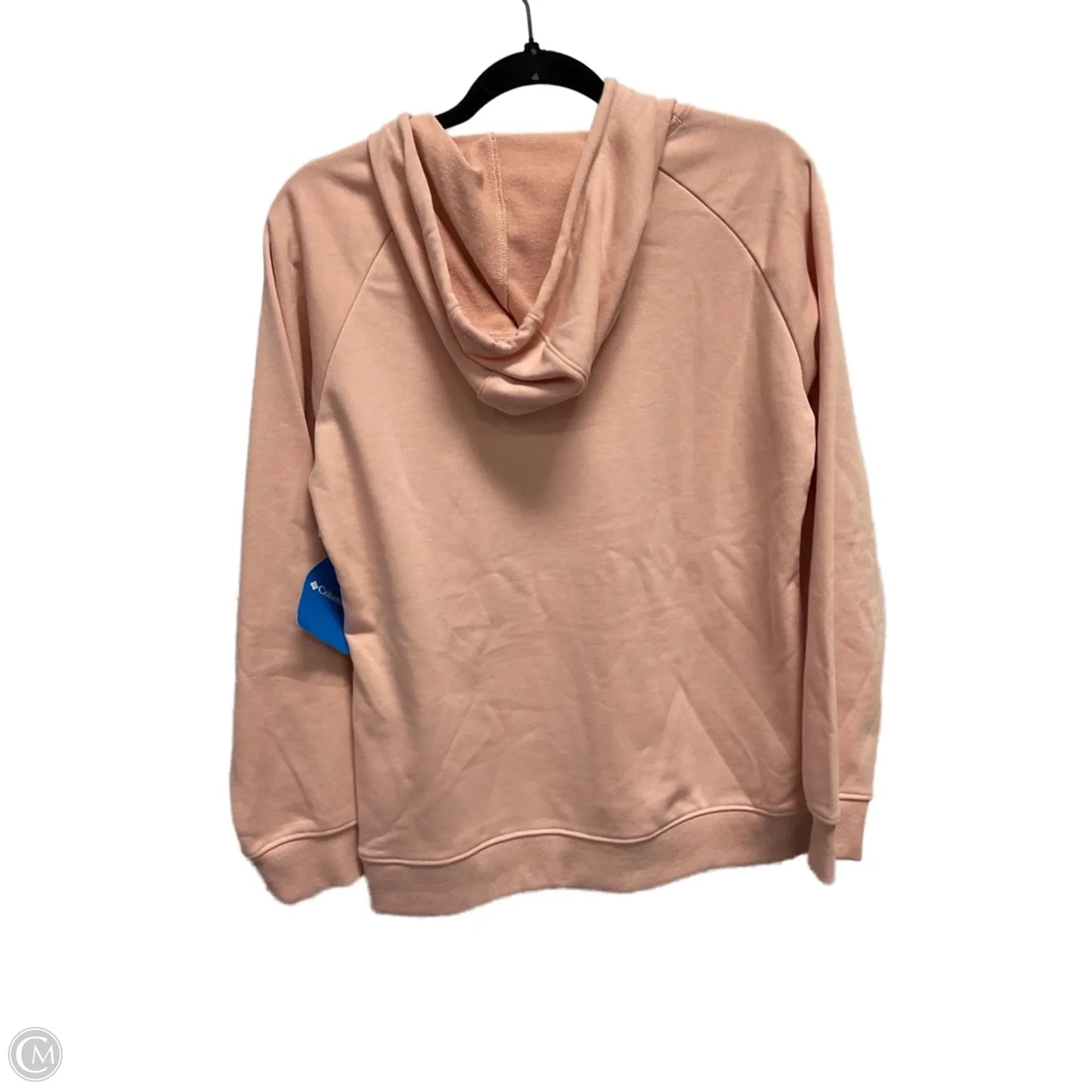 Athletic Sweatshirt Hoodie By Columbia In Peach, Size: M