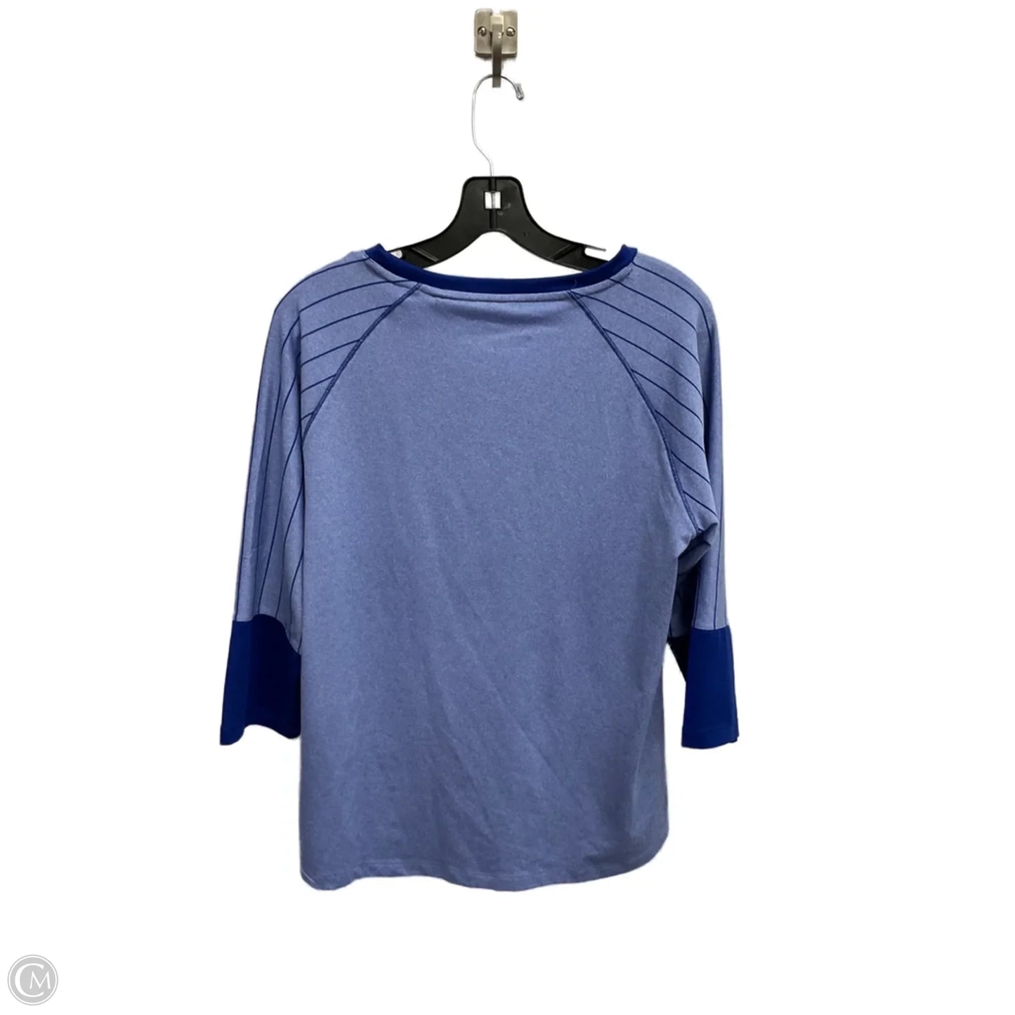 Top 3/4 Sleeve Basic By Antigua In Blue, Size: L