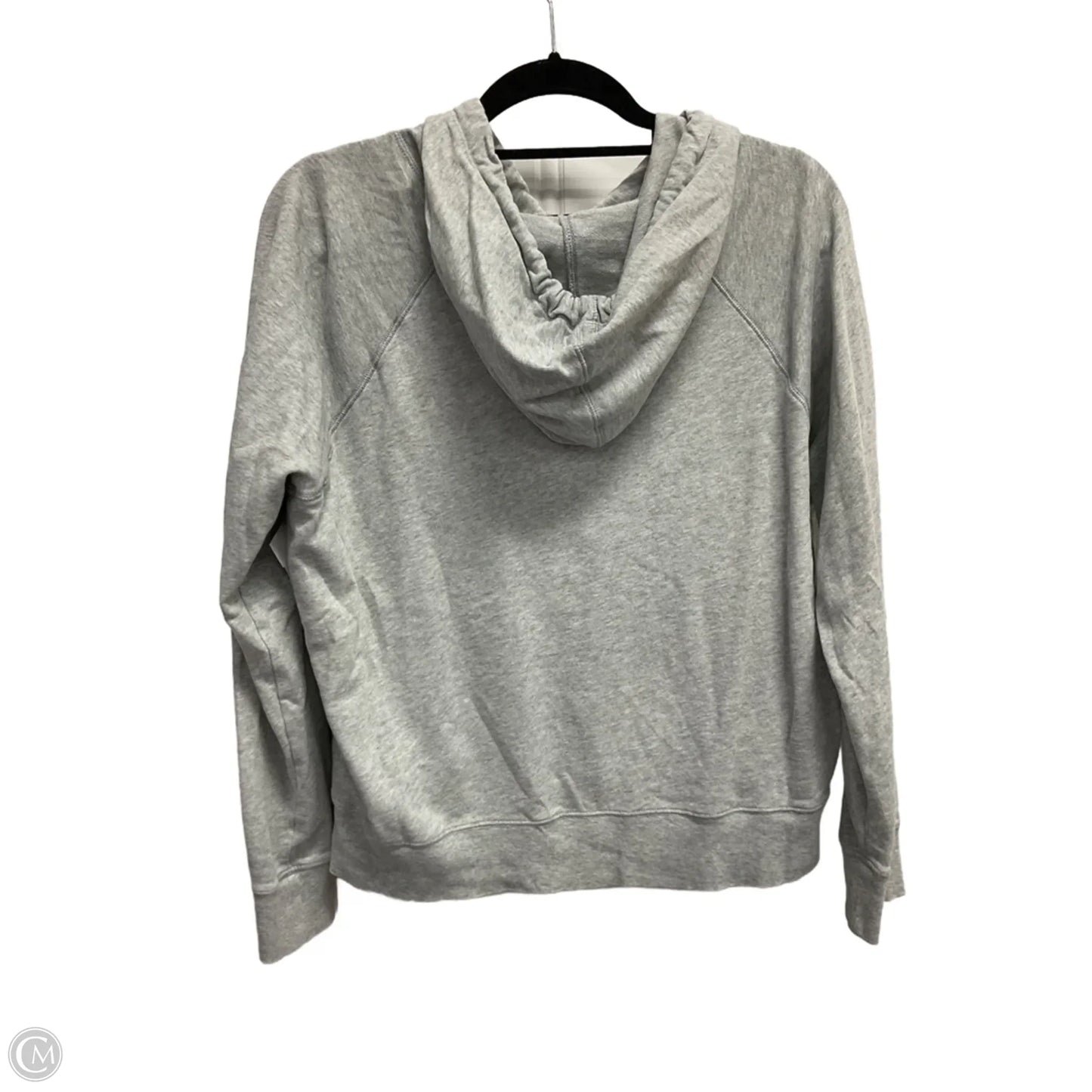 Sweatshirt Hoodie By J. Crew In Grey, Size: M