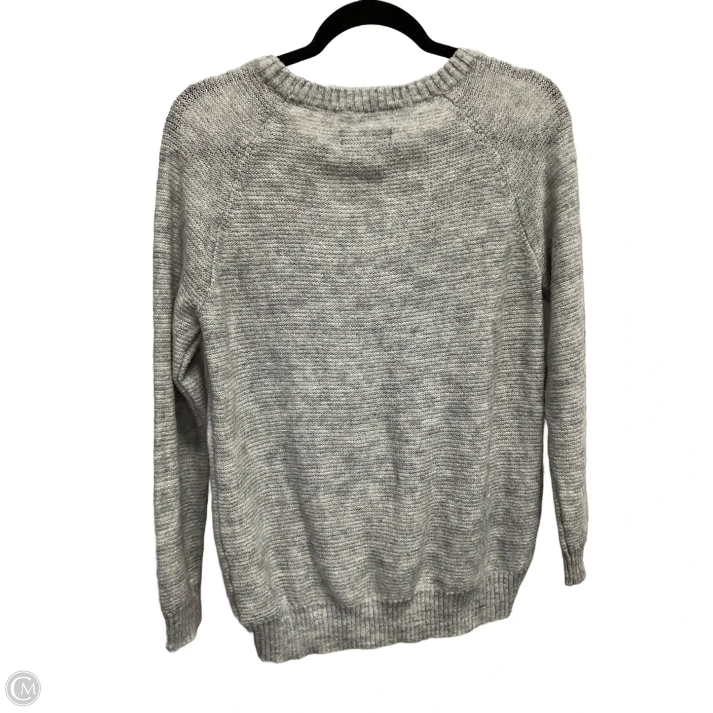 Sweater By Mossimo In Silver, Size: L
