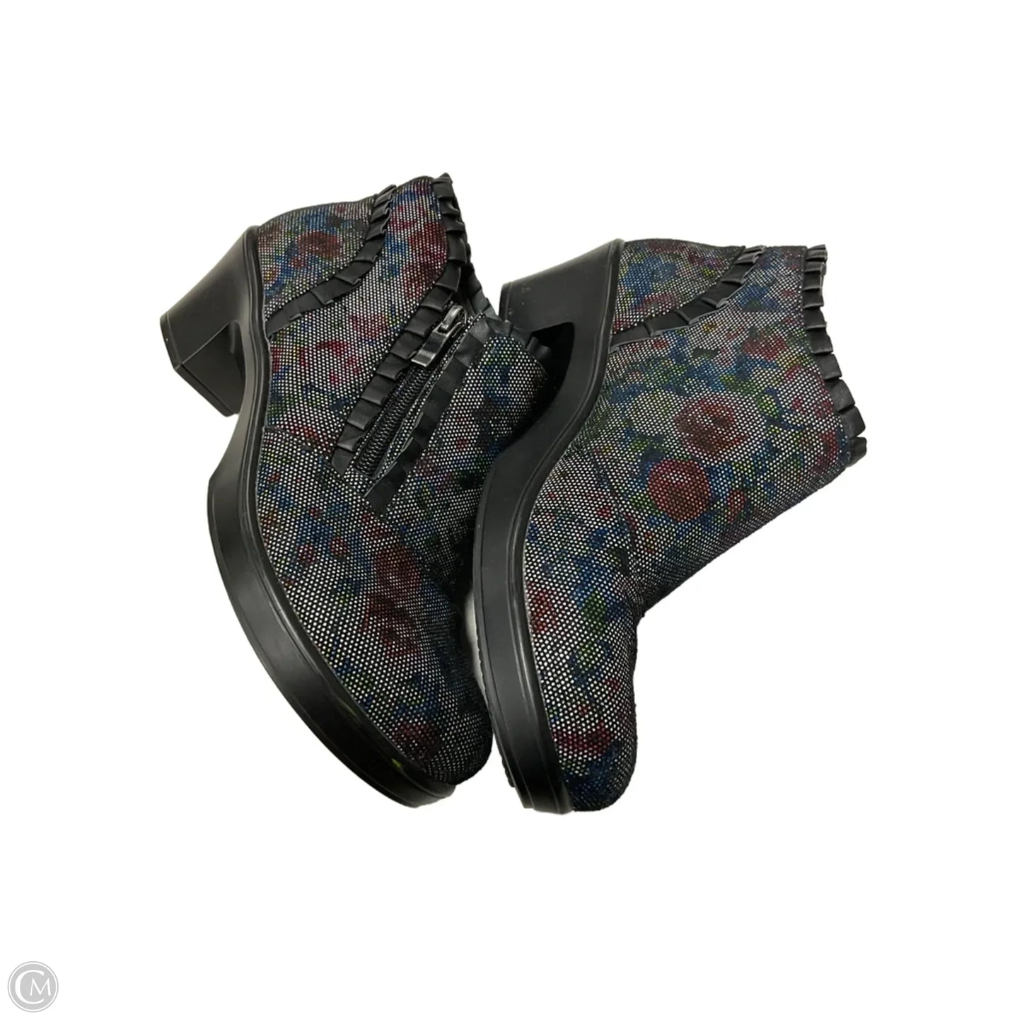Shoes Heels Block By Alegria In Floral Print, Size: 6.5