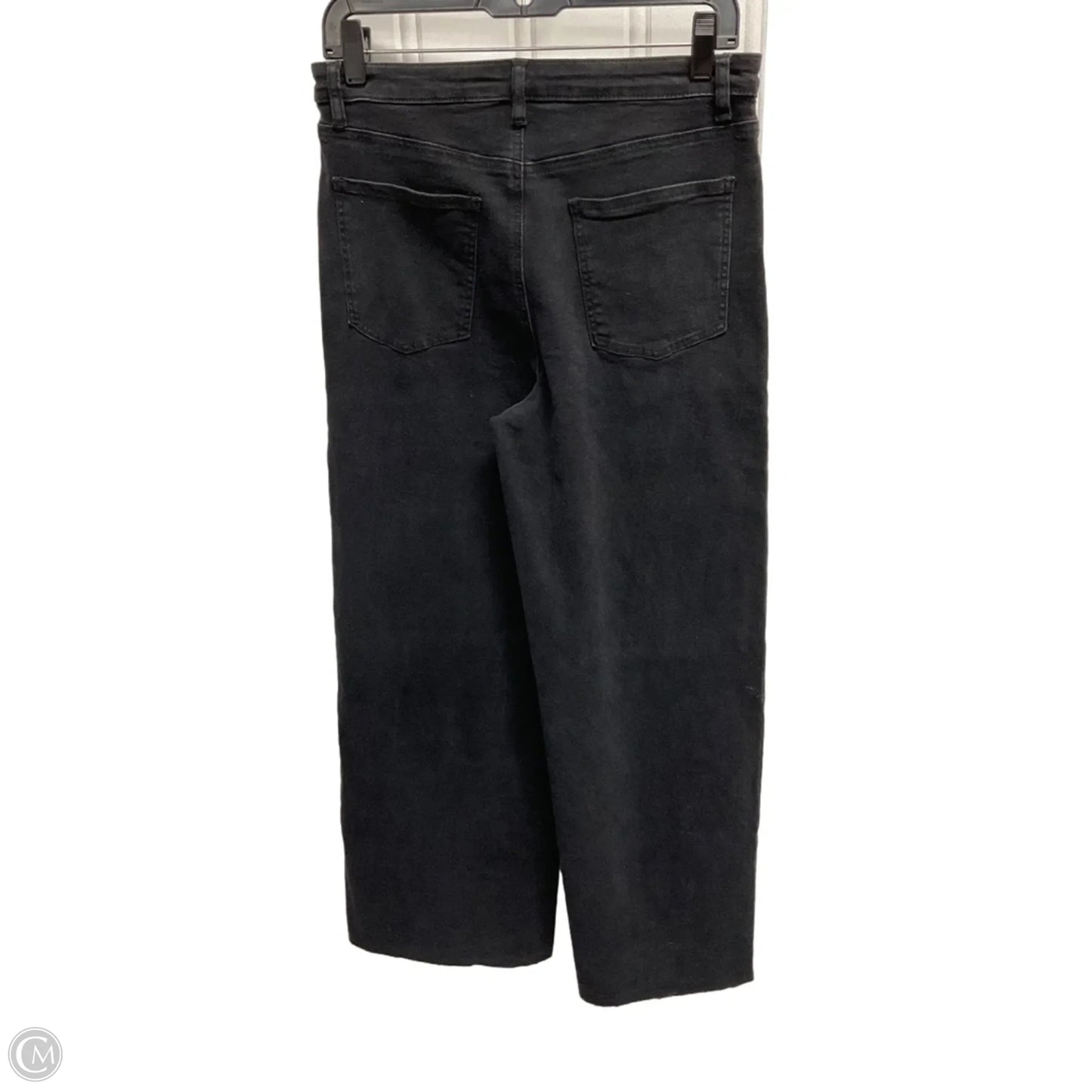 Jeans Wide Leg By Easel In Black Denim, Size: 8