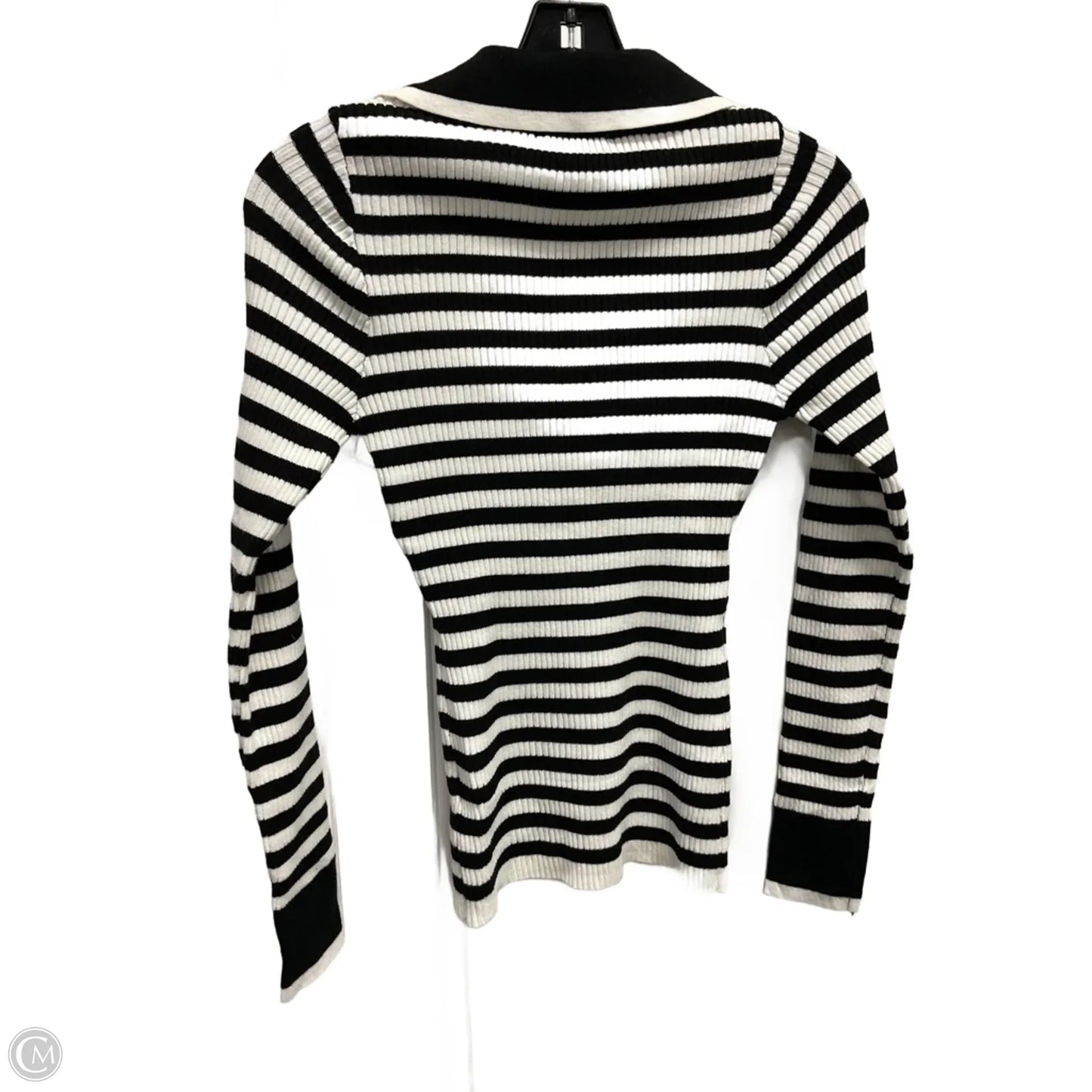 Top Long Sleeve By Merokeety In Striped Pattern, Size: M