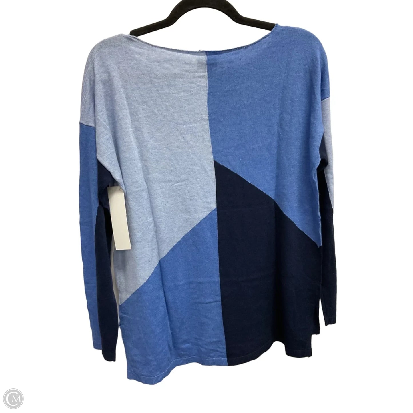 Top Long Sleeve By Inc In Blue, Size: Mp