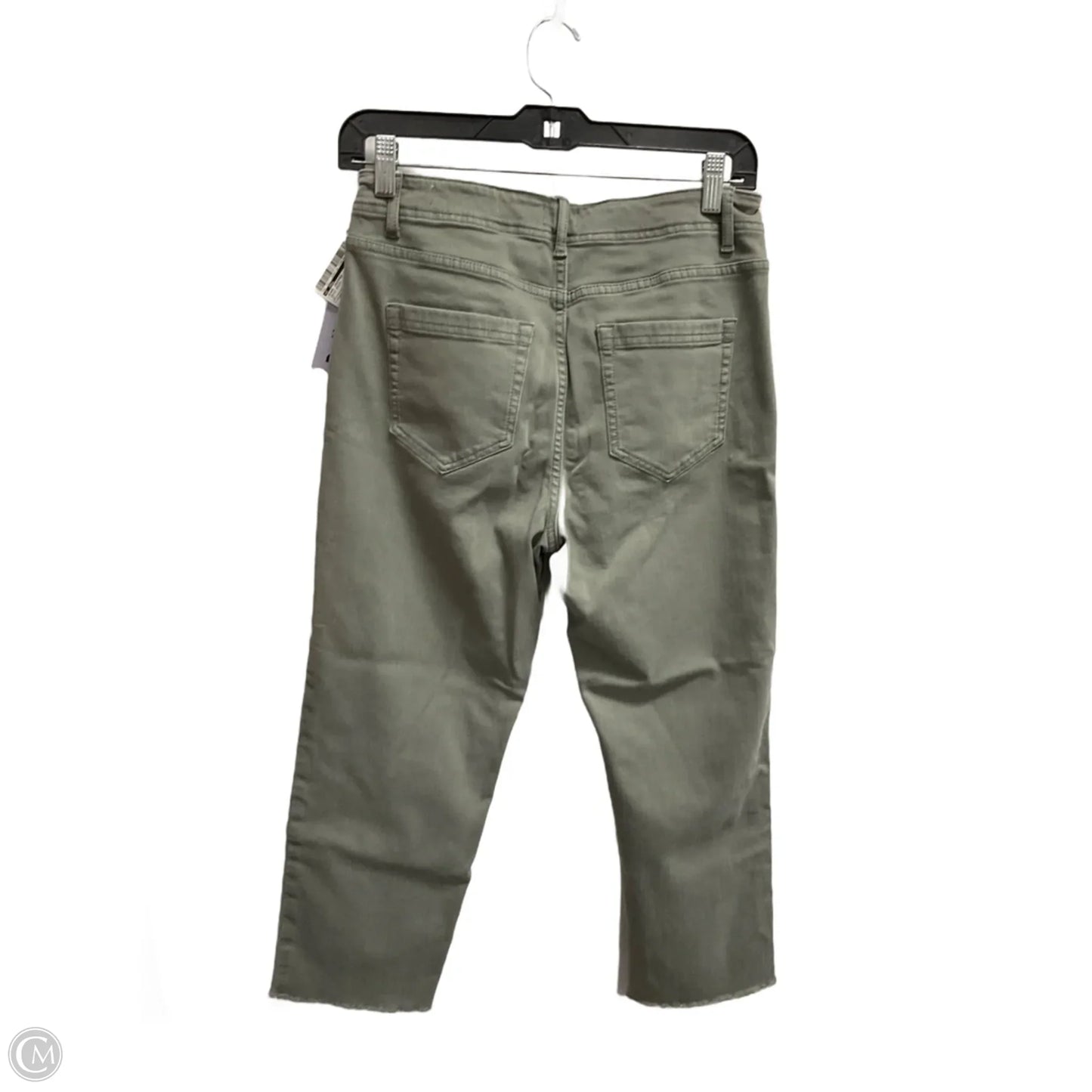 Jeans Cropped By J. Jill In Green Denim, Size: 6p