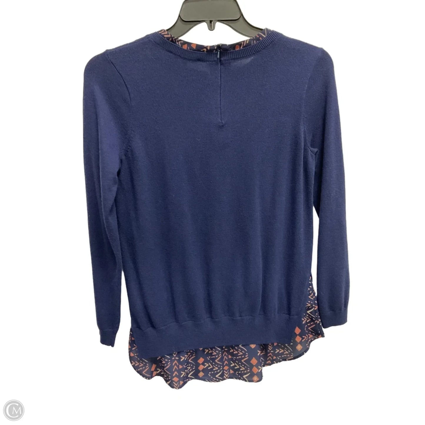 Top Long Sleeve By Not Your Daughters Jeans In Blue, Size: S
