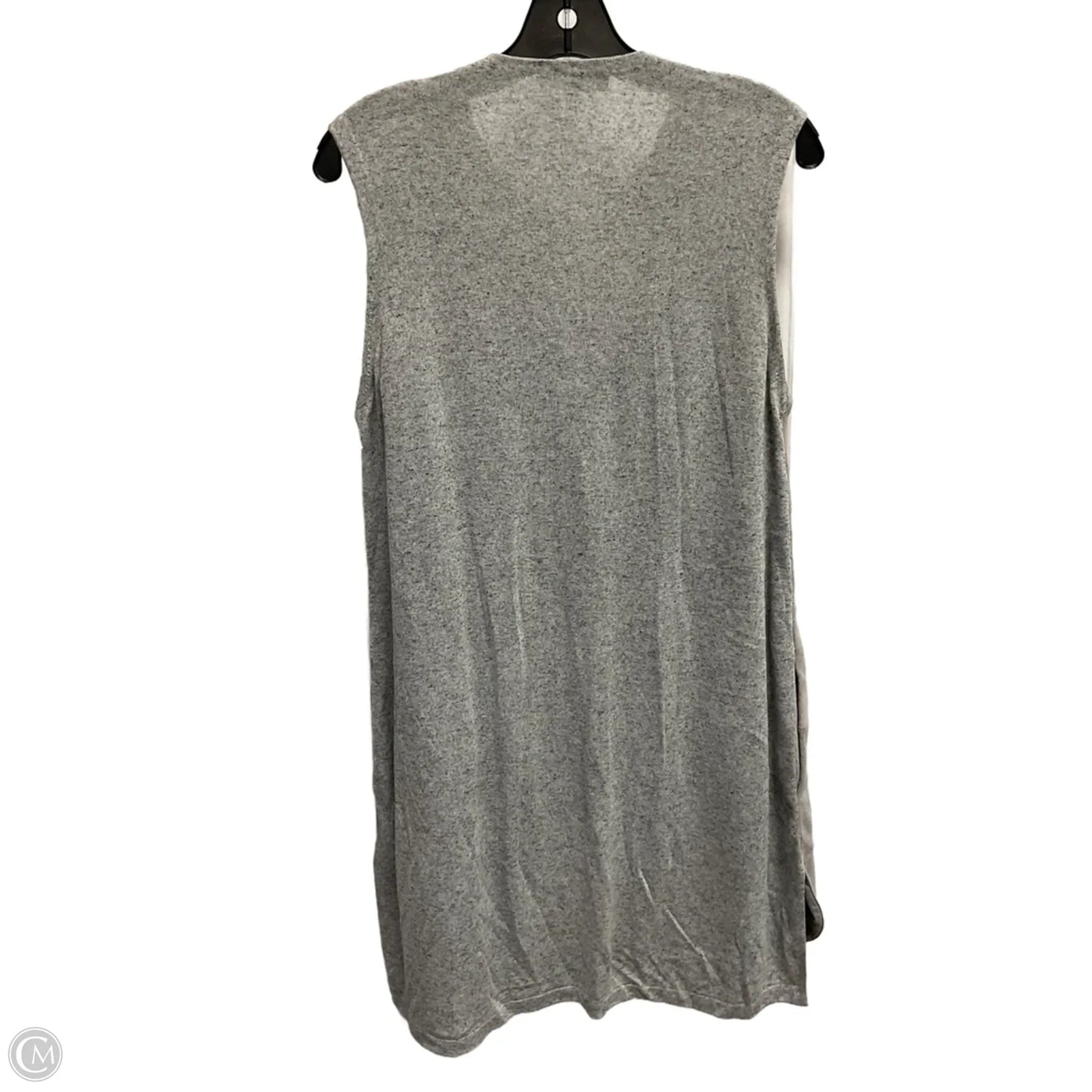 Vest Designer By Lafayette 148 In Grey, Size: L
