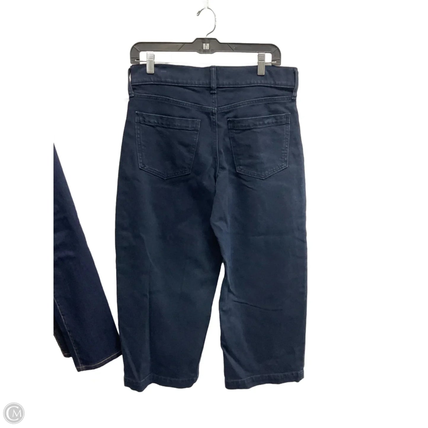 Jeans Wide Leg By Banana Republic In Blue Denim, Size: 6