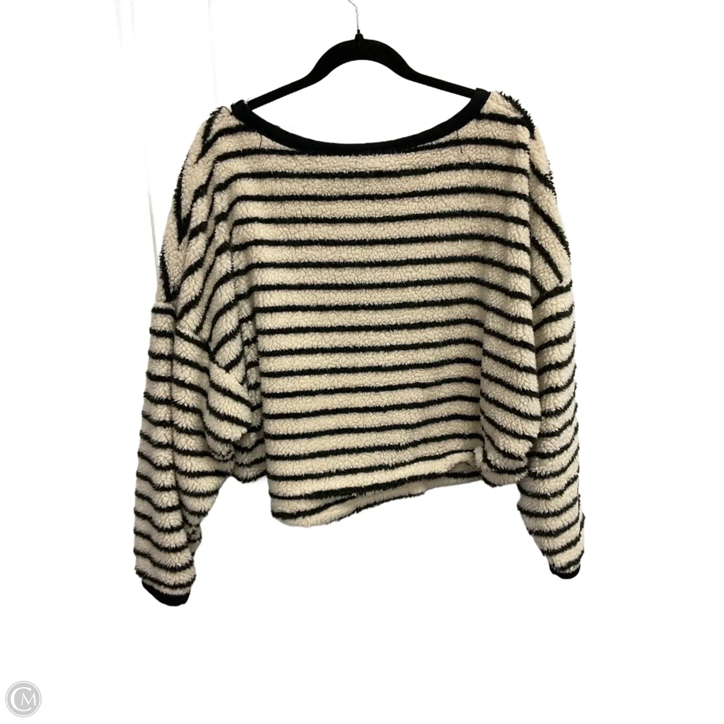 Sweatshirt Crewneck By Free People In Striped Pattern, Size: Xs