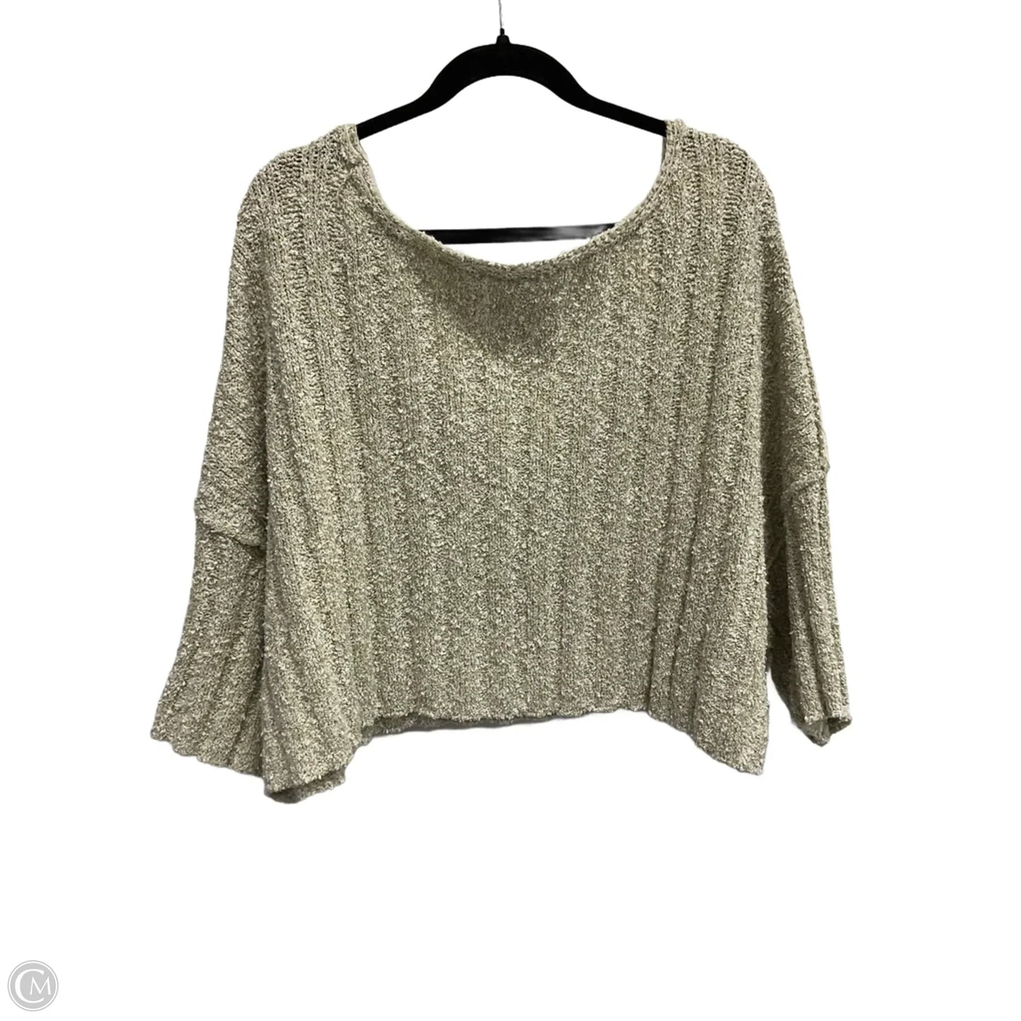 Sweater Short Sleeve By Free People In Green, Size: Xs