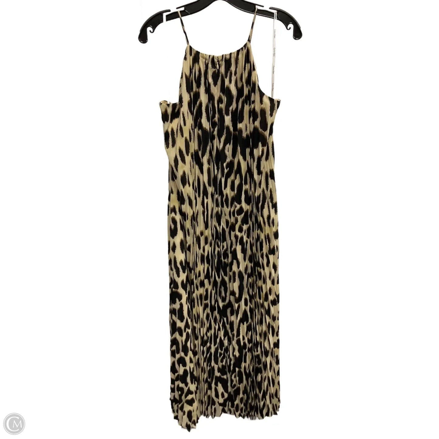 Dress Party Long By Calvin Klein In Leopard Print, Size: 10