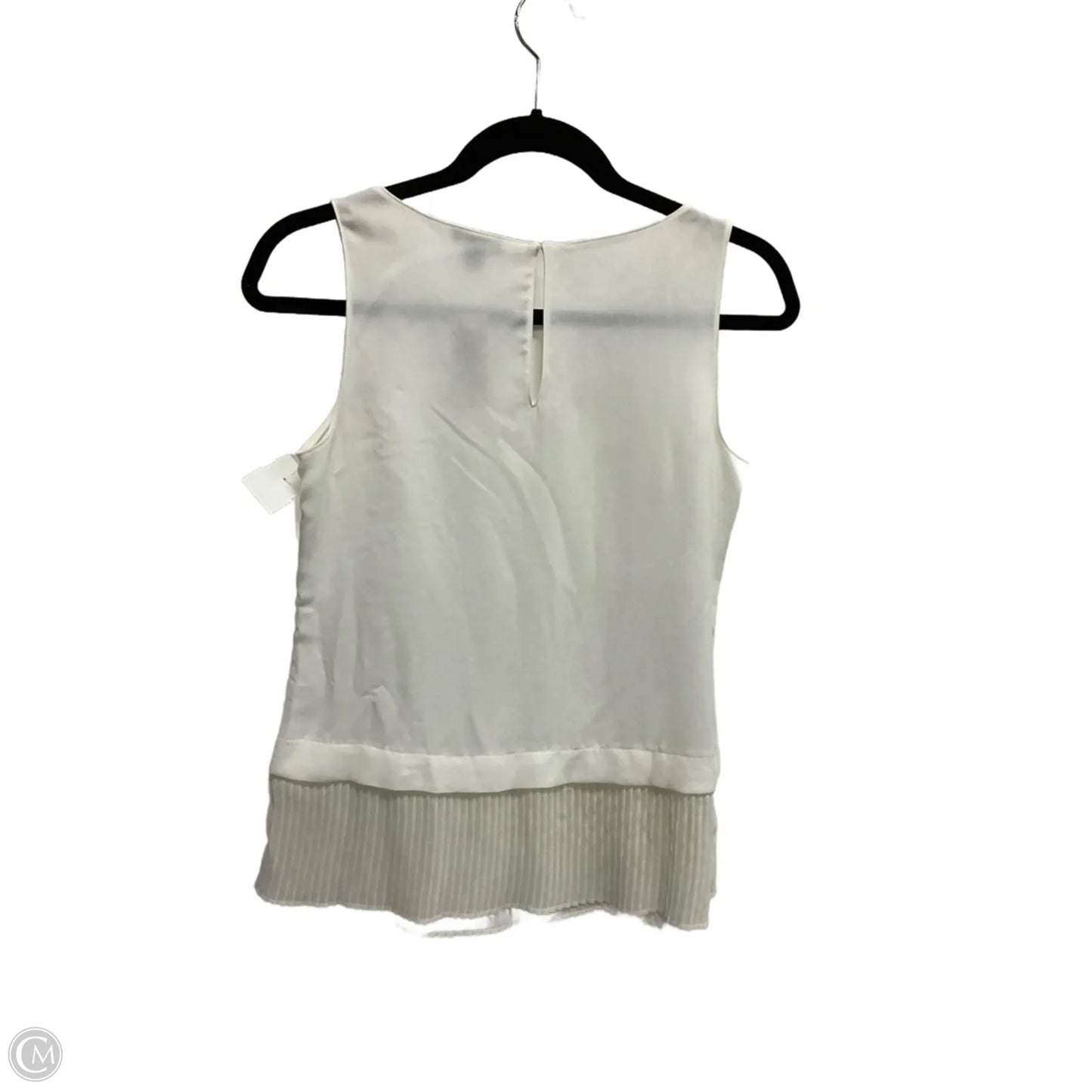 Top Sleeveless By Ann Taylor In White, Size: Xs