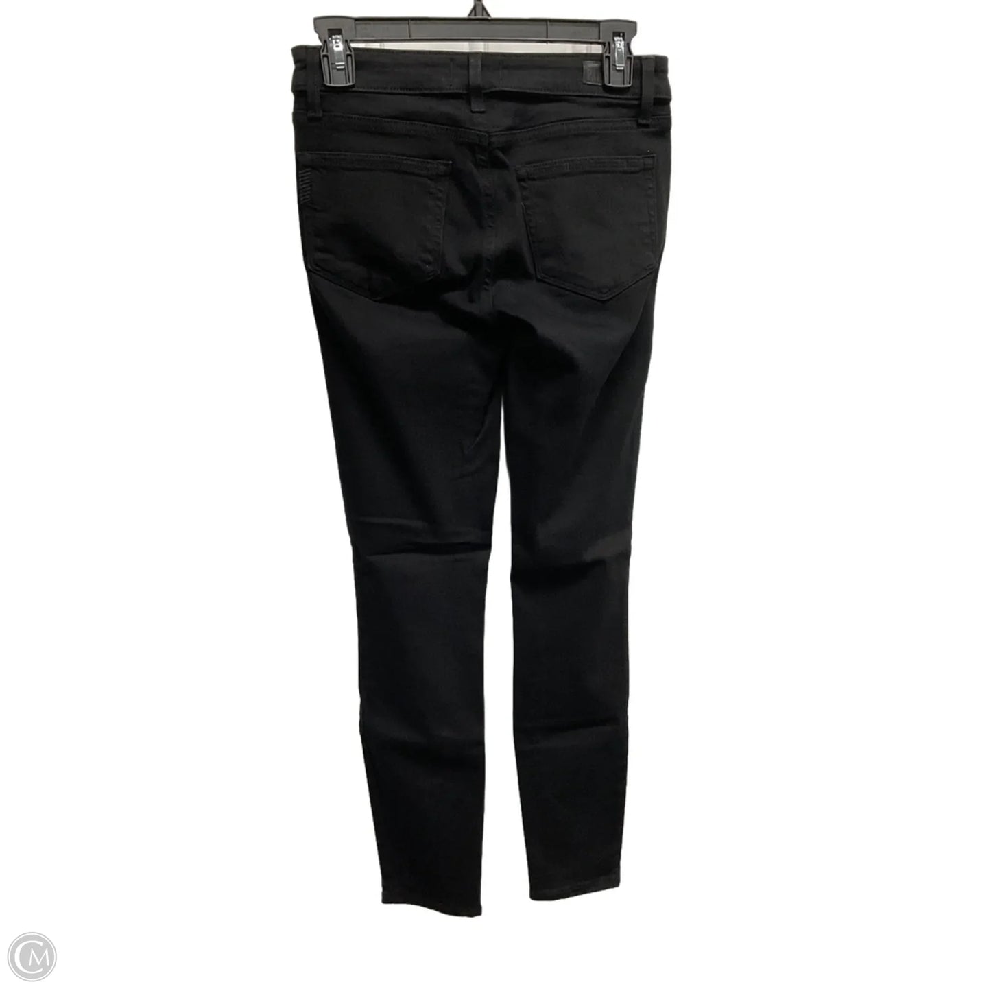 Jeans Skinny By Paige In Black Denim, Size: 2