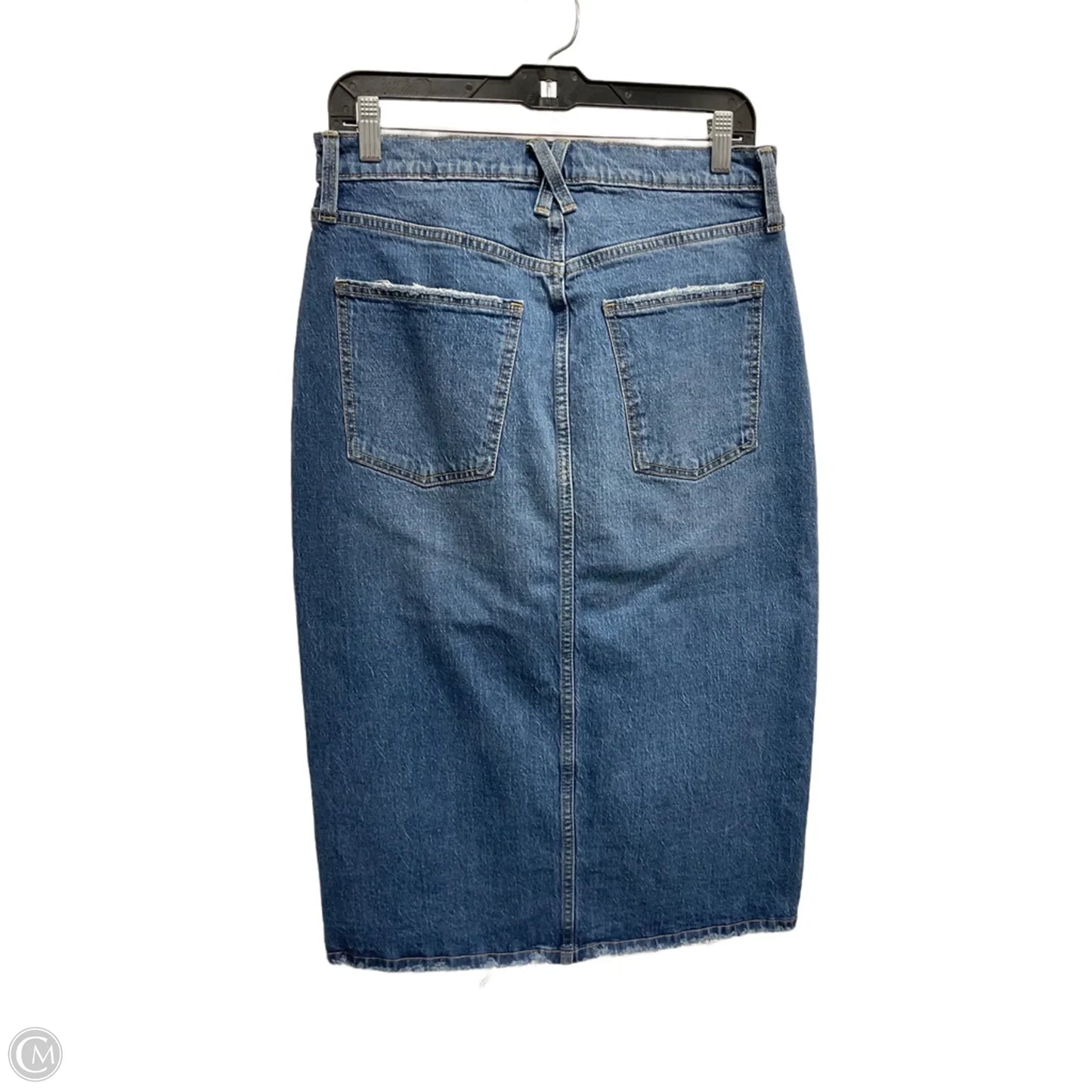 Skirt Midi By Universal Thread In Blue Denim, Size: 10