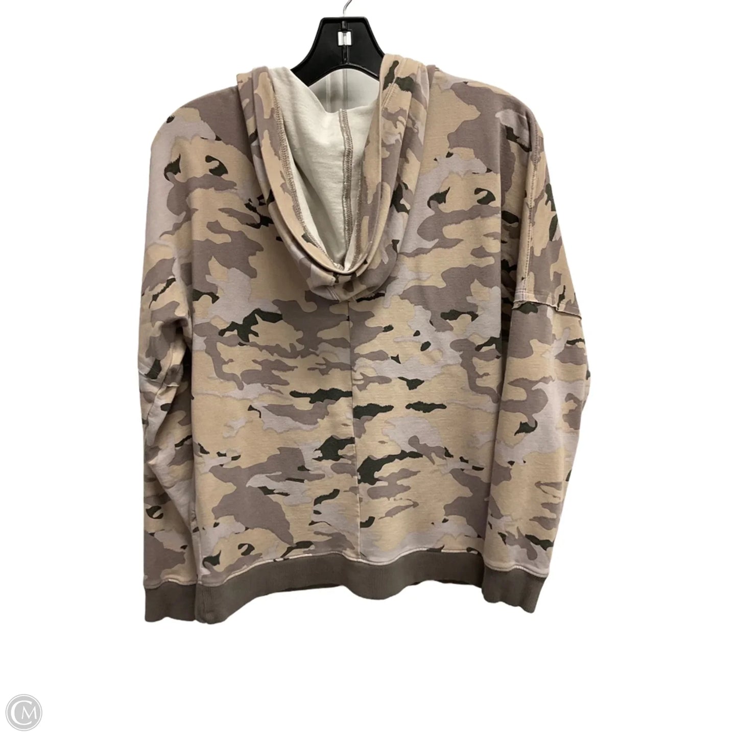 Sweatshirt Hoodie By Mono B In Camouflage Print, Size: S
