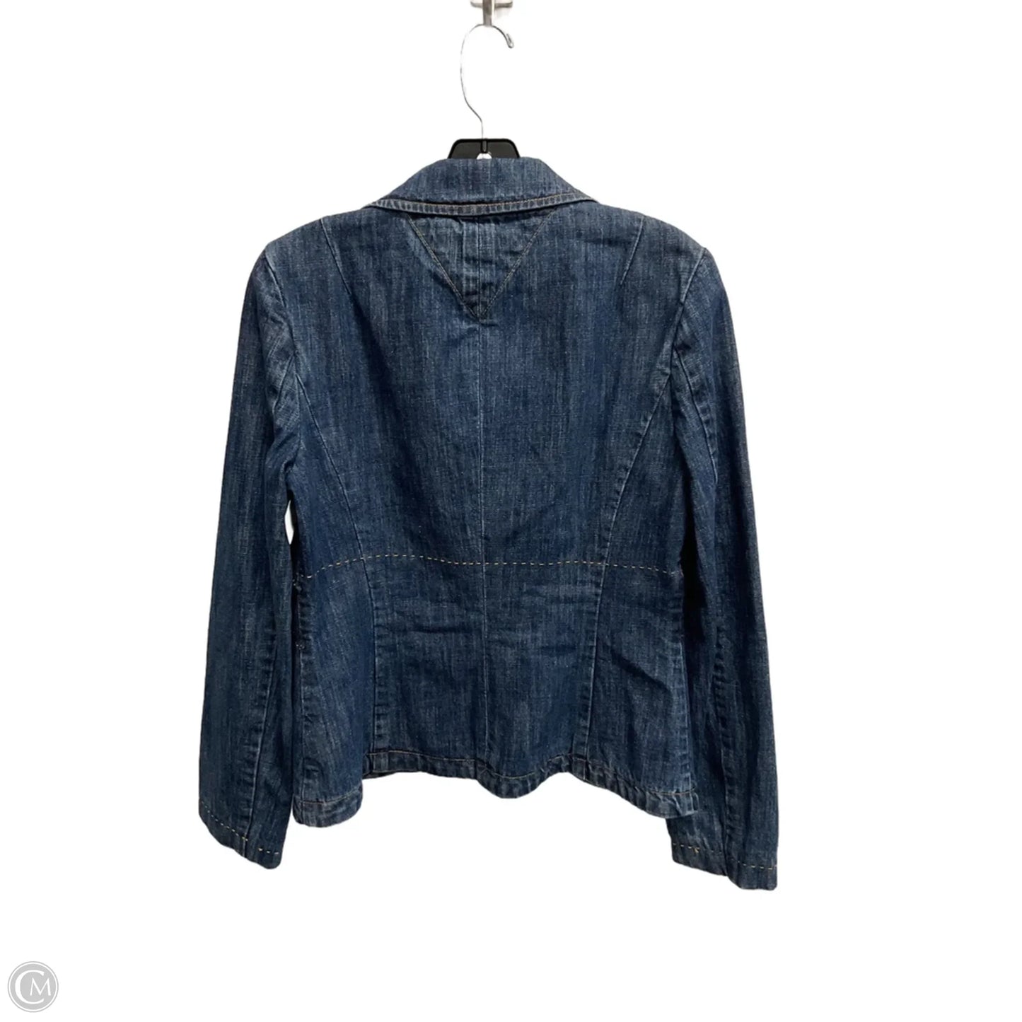 Blazer By Tommy Hilfiger In Blue Denim, Size: M