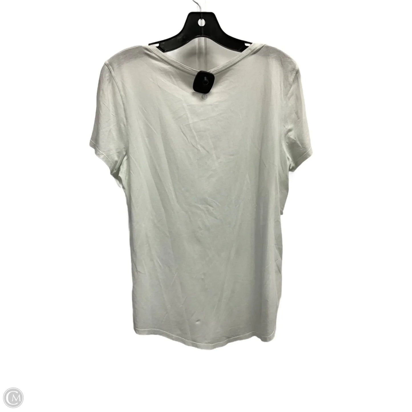 Athletic Top Short Sleeve By Lululemon In White, Size: M