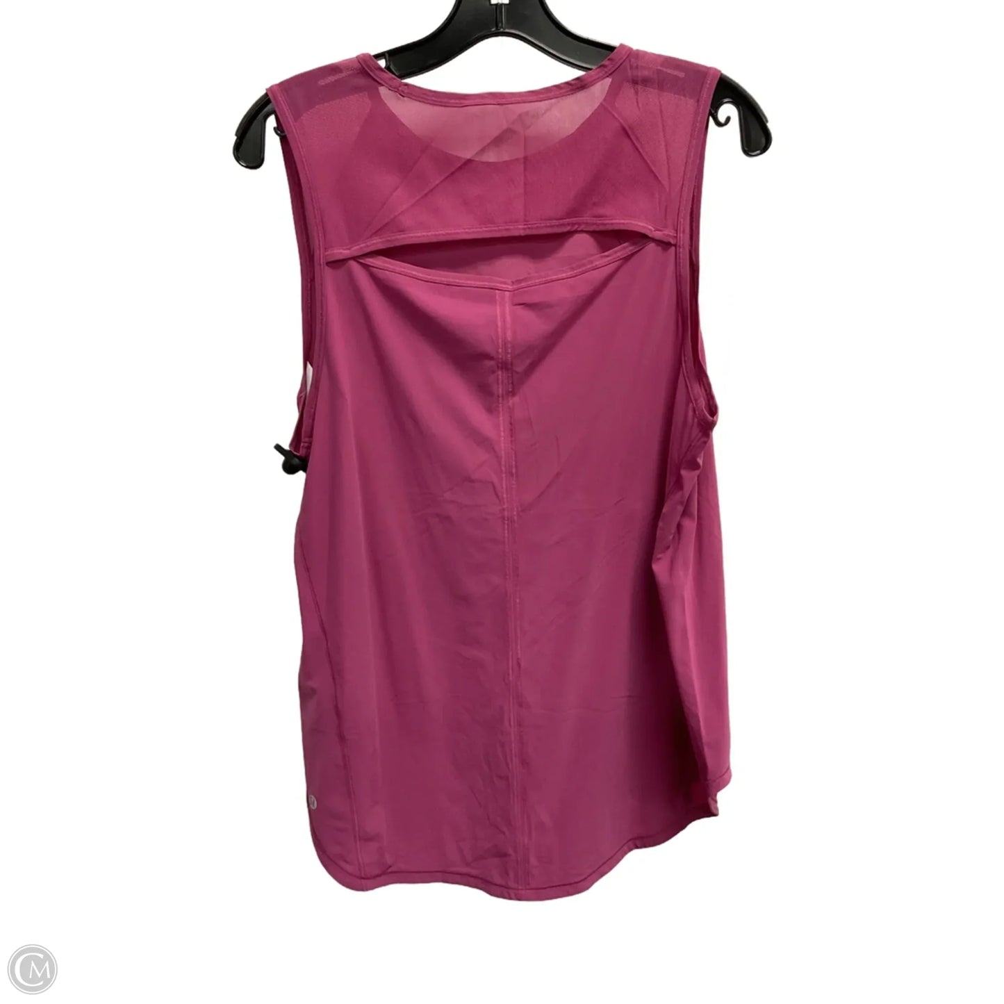 Athletic Tank Top By Lululemon In Pink, Size: L