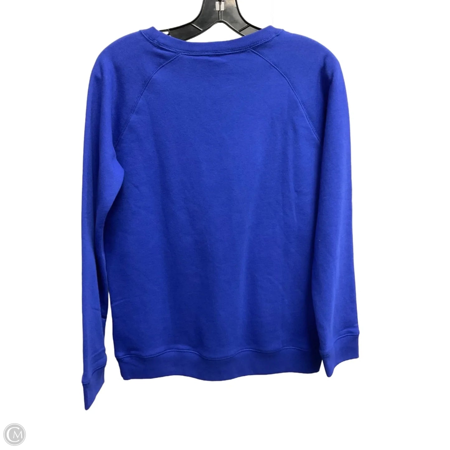 Sweatshirt Crewneck By Lands End In Blue, Size: L