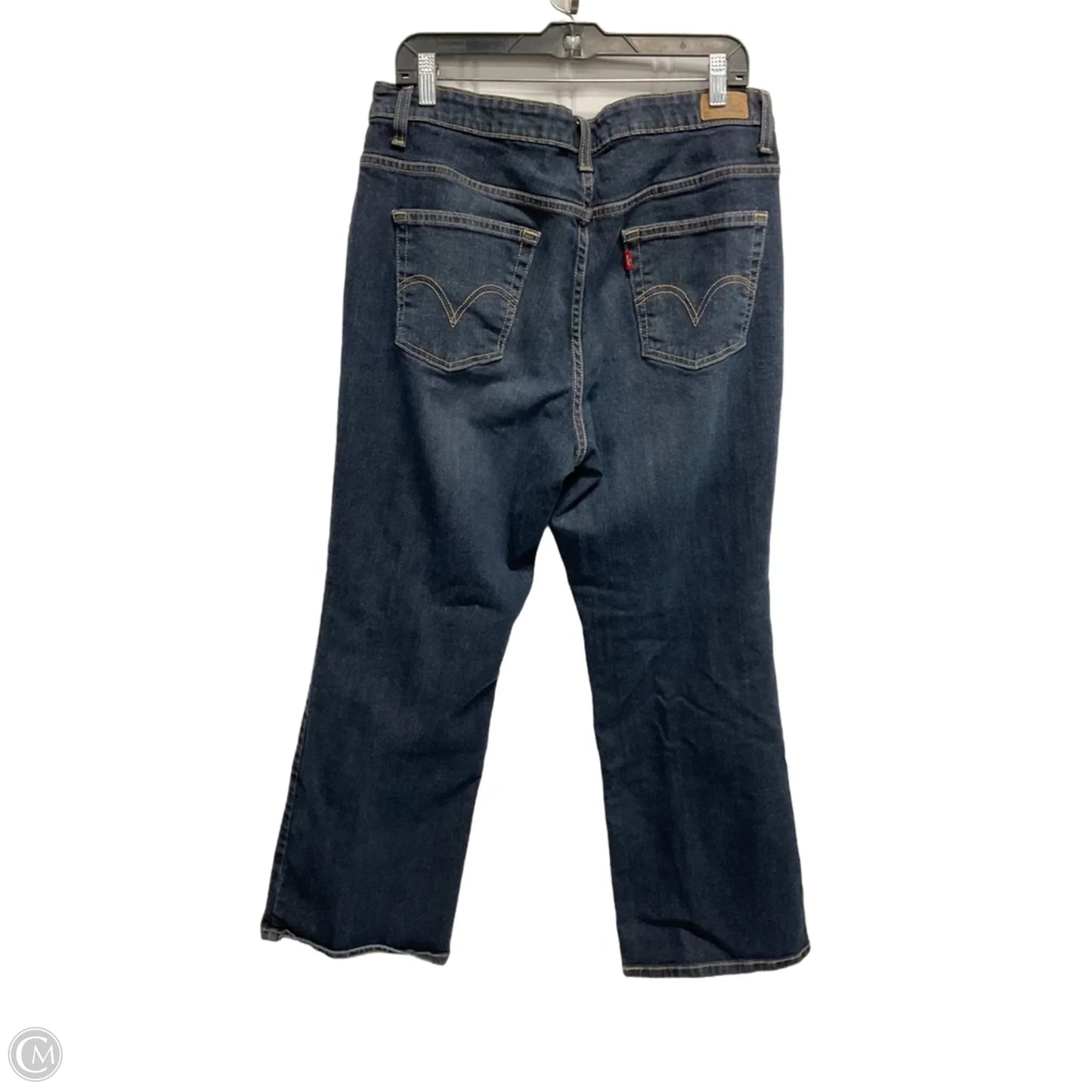 Jeans Boot Cut By Levis In Blue Denim, Size: 10