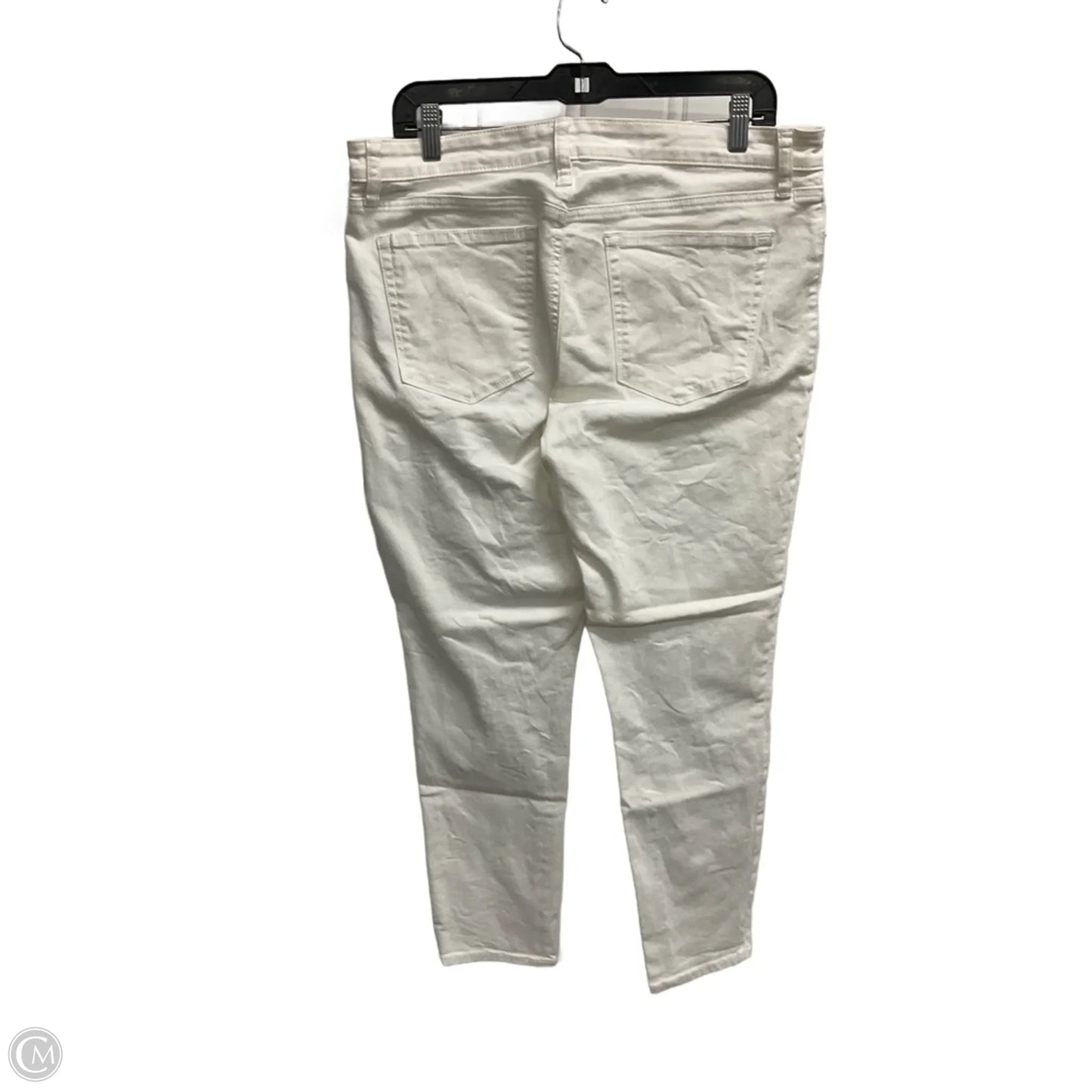 Jeans Skinny By Lucky Brand In White Denim, Size: 14