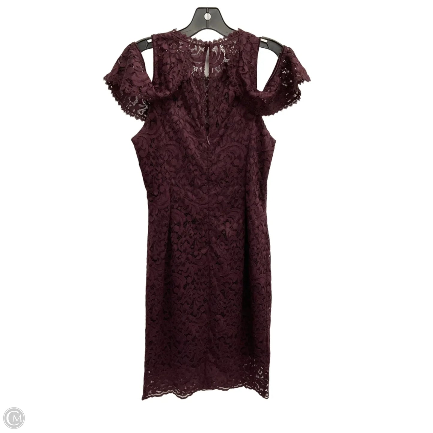 Dress Party Midi By White House Black Market In Purple, Size: M