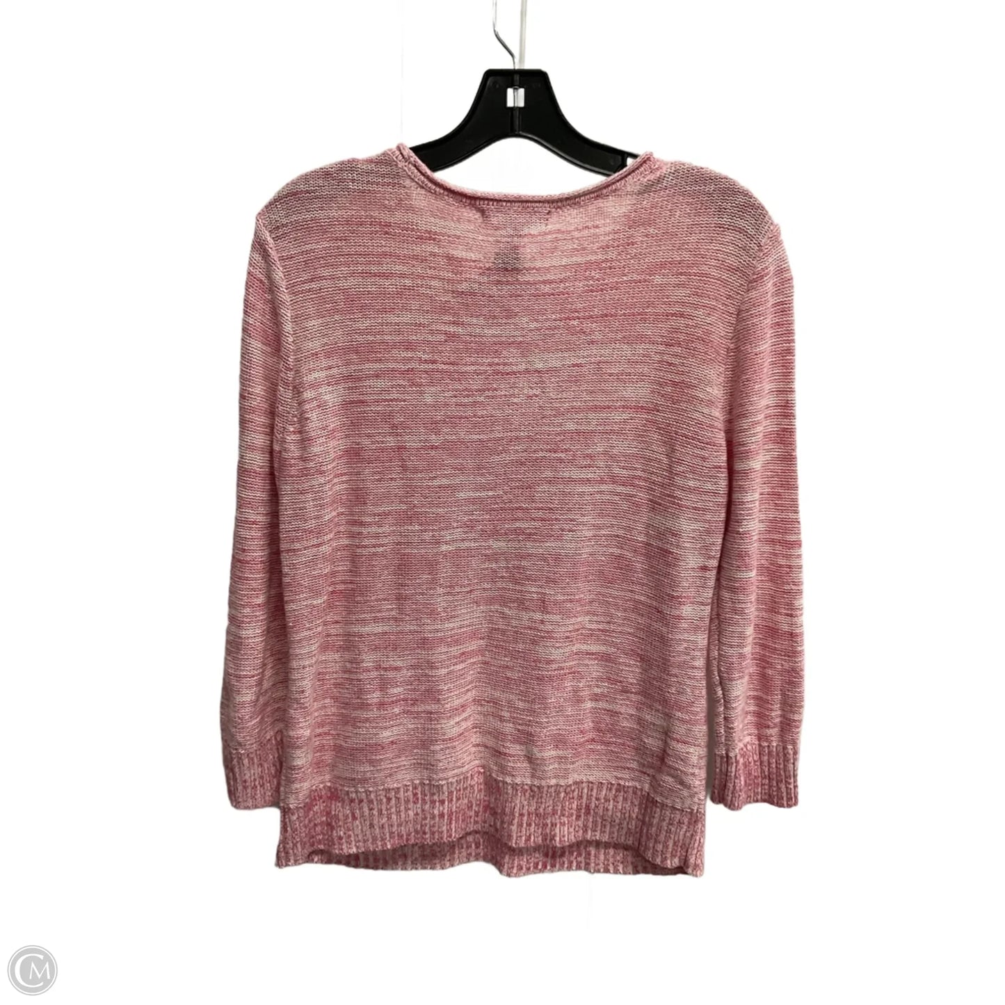 Sweater By Chaps In Pink, Size: M
