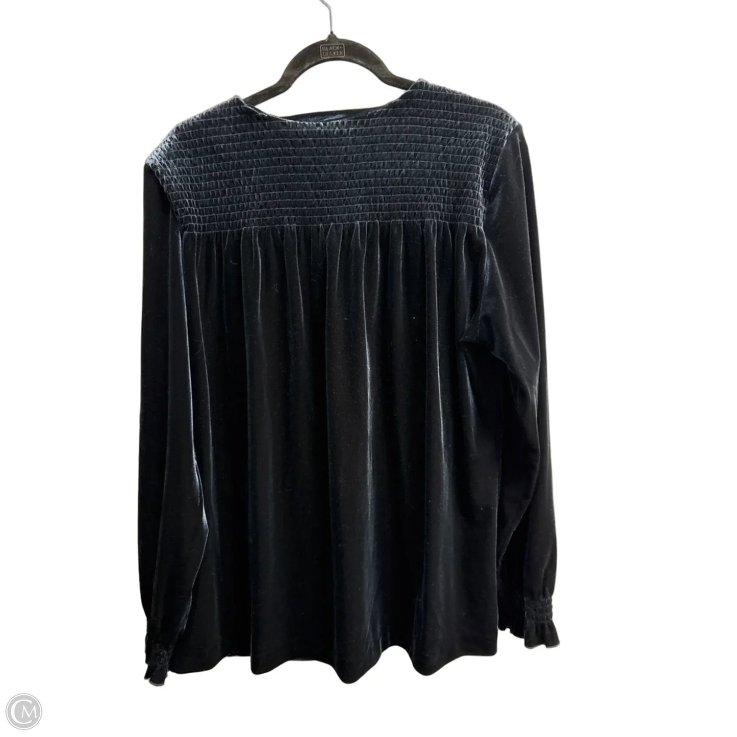 Top Long Sleeve By Christopher And Banks In Navy, Size: Xl