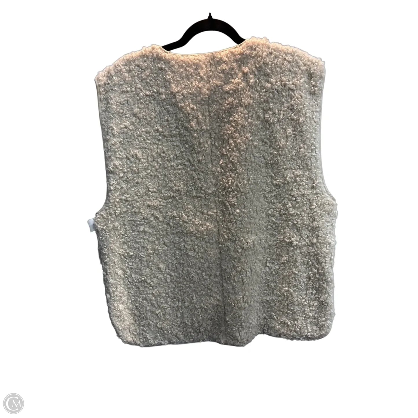 Vest Faux Fur & Sherpa By Haven In Cream, Size: Xl